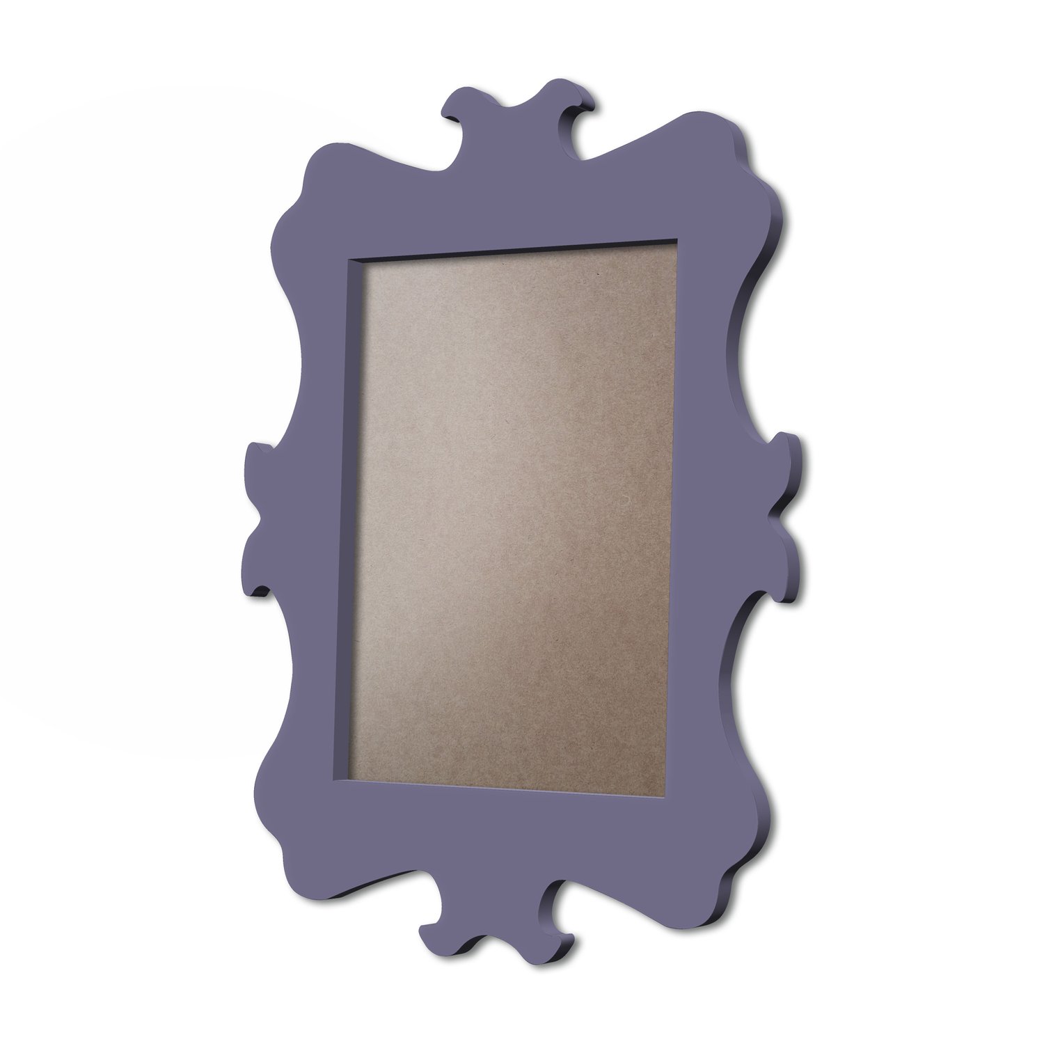 Moldura Provençal Colorida Em MDF 6mm Para Quadros Decorativos Com Fundo MDF e PVC Antirreflexo
