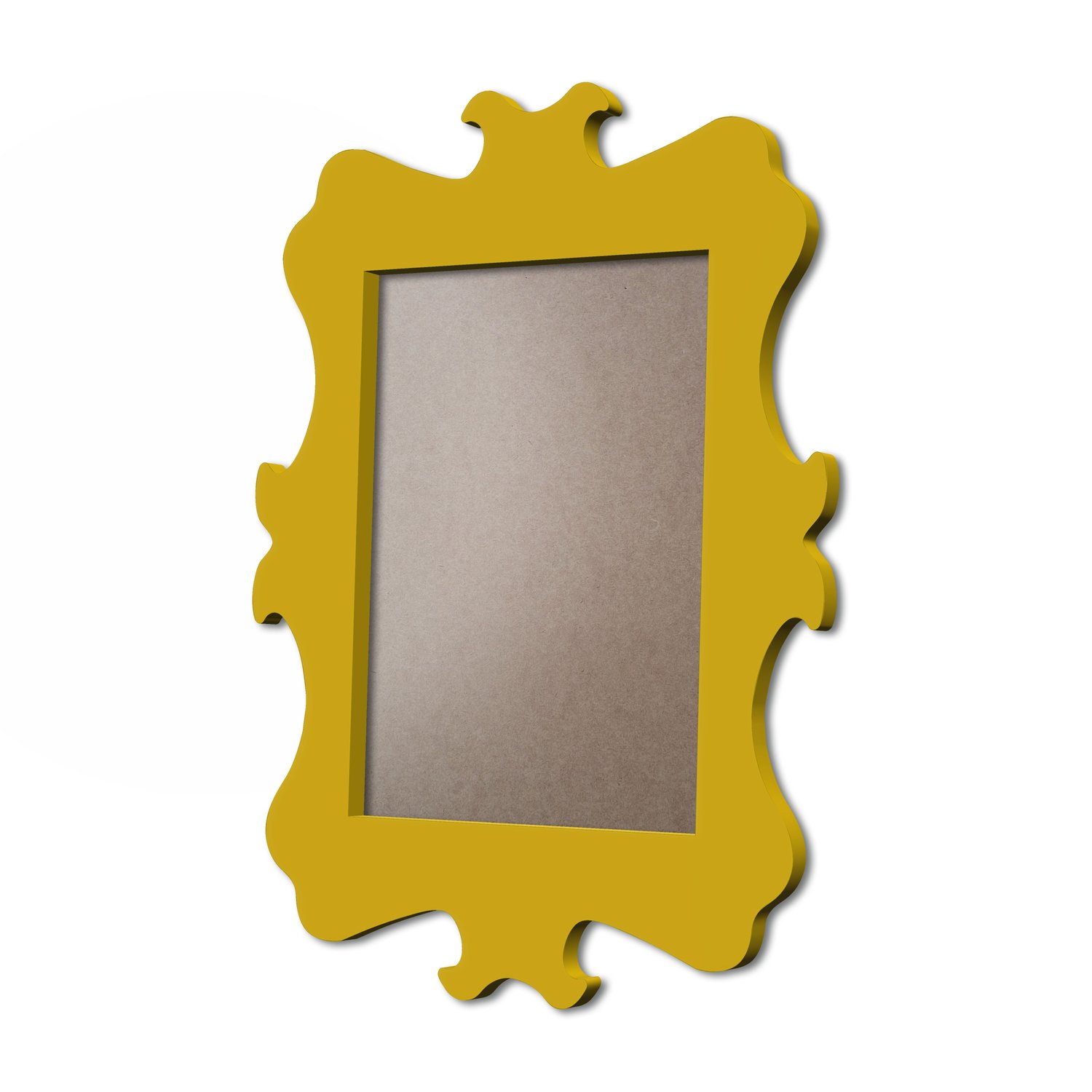 Moldura Provençal Colorida Em MDF 6mm Para Quadros Decorativos Com Fundo MDF e PVC Antirreflexo