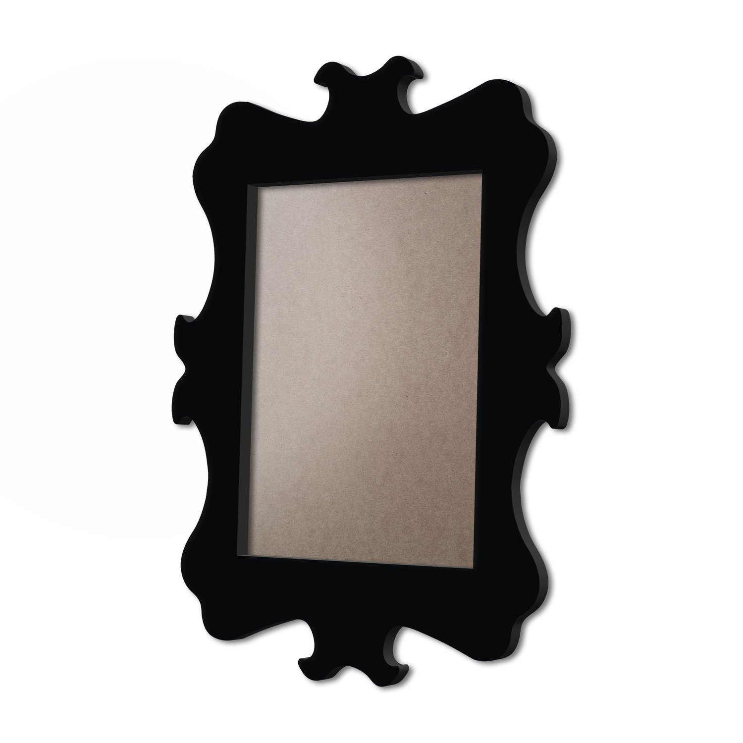 Moldura Provençal Colorida Em MDF 6mm Para Quadros Decorativos Com Fundo MDF e PVC Antirreflexo