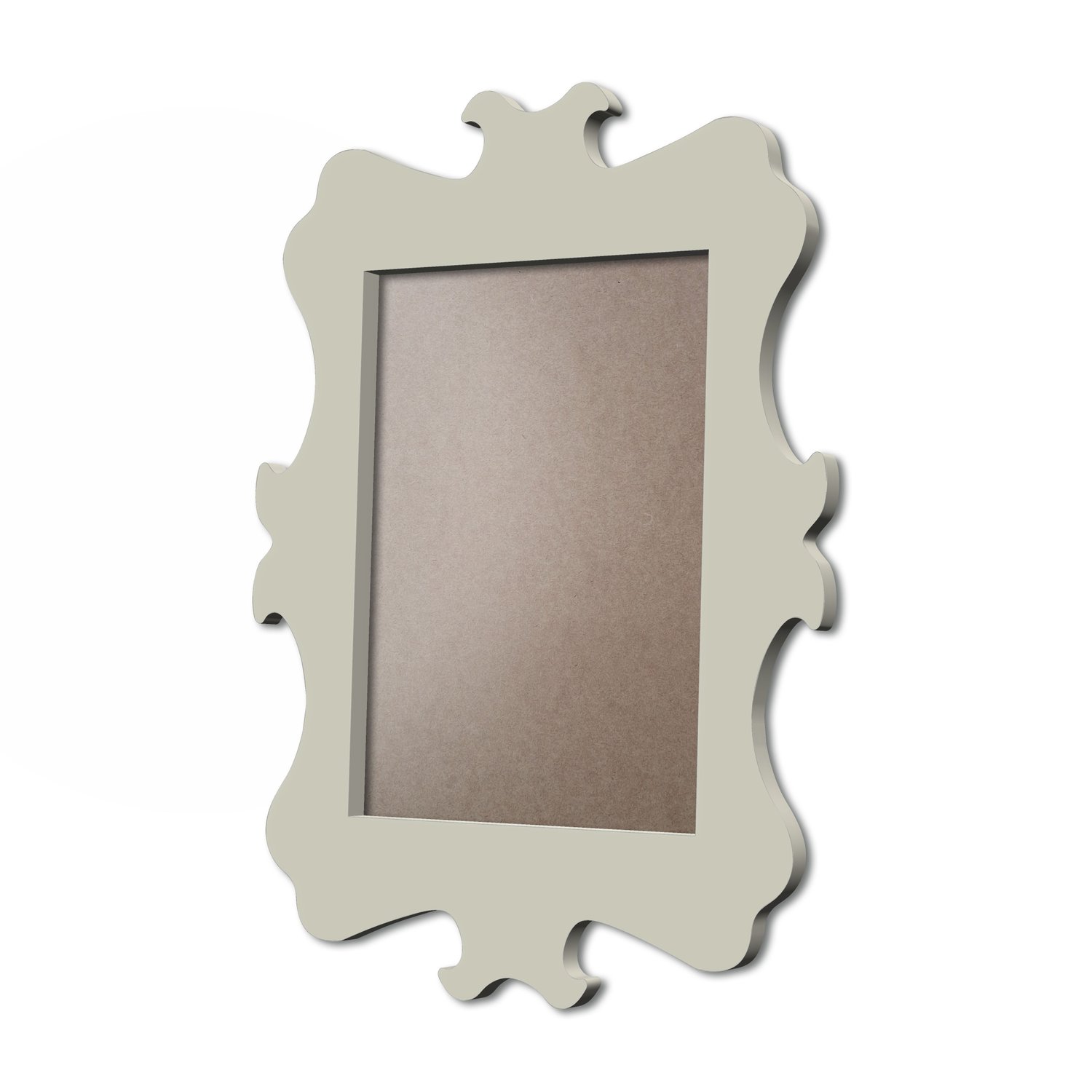 Moldura Provençal Colorida Em MDF 6mm Para Quadros Decorativos Com Fundo MDF e PVC Antirreflexo