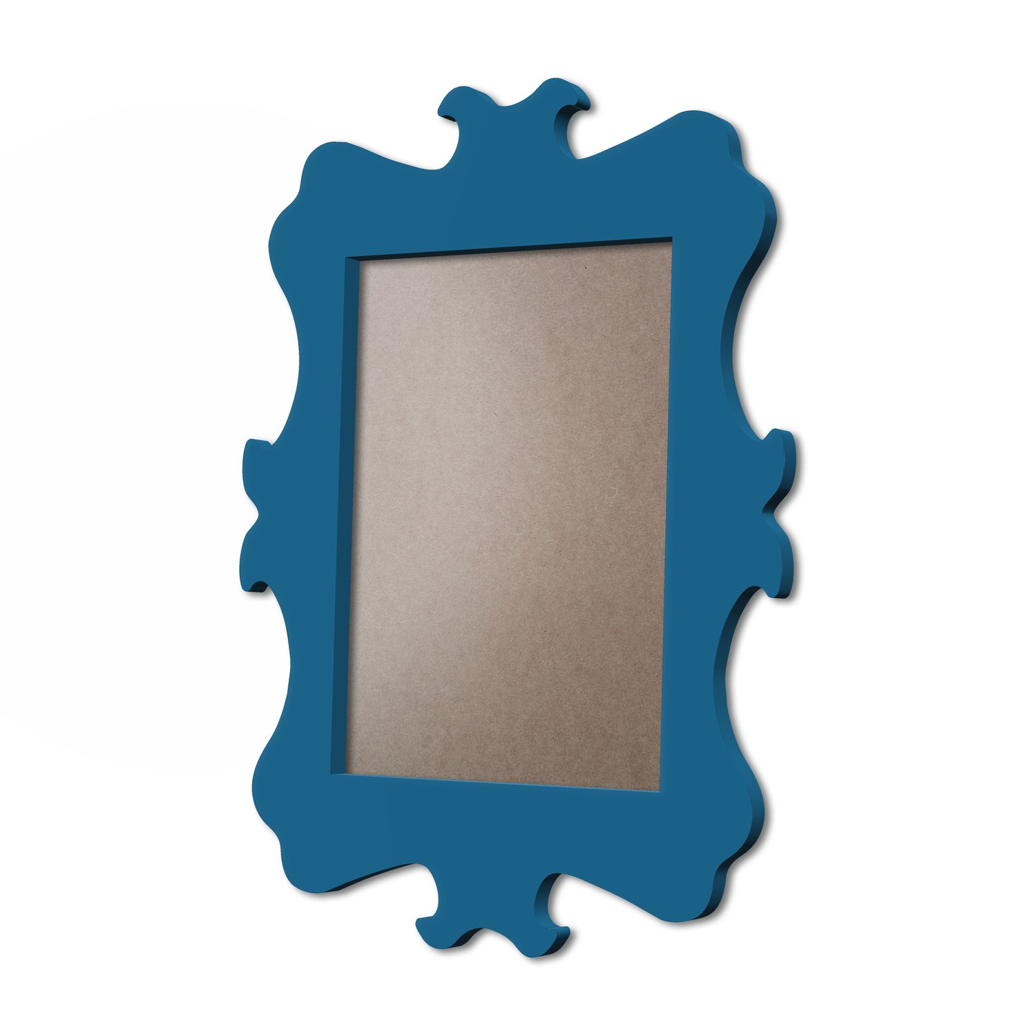 Moldura Provençal Colorida Em MDF 6mm Para Quadros Decorativos Com Fundo MDF e PVC Antirreflexo