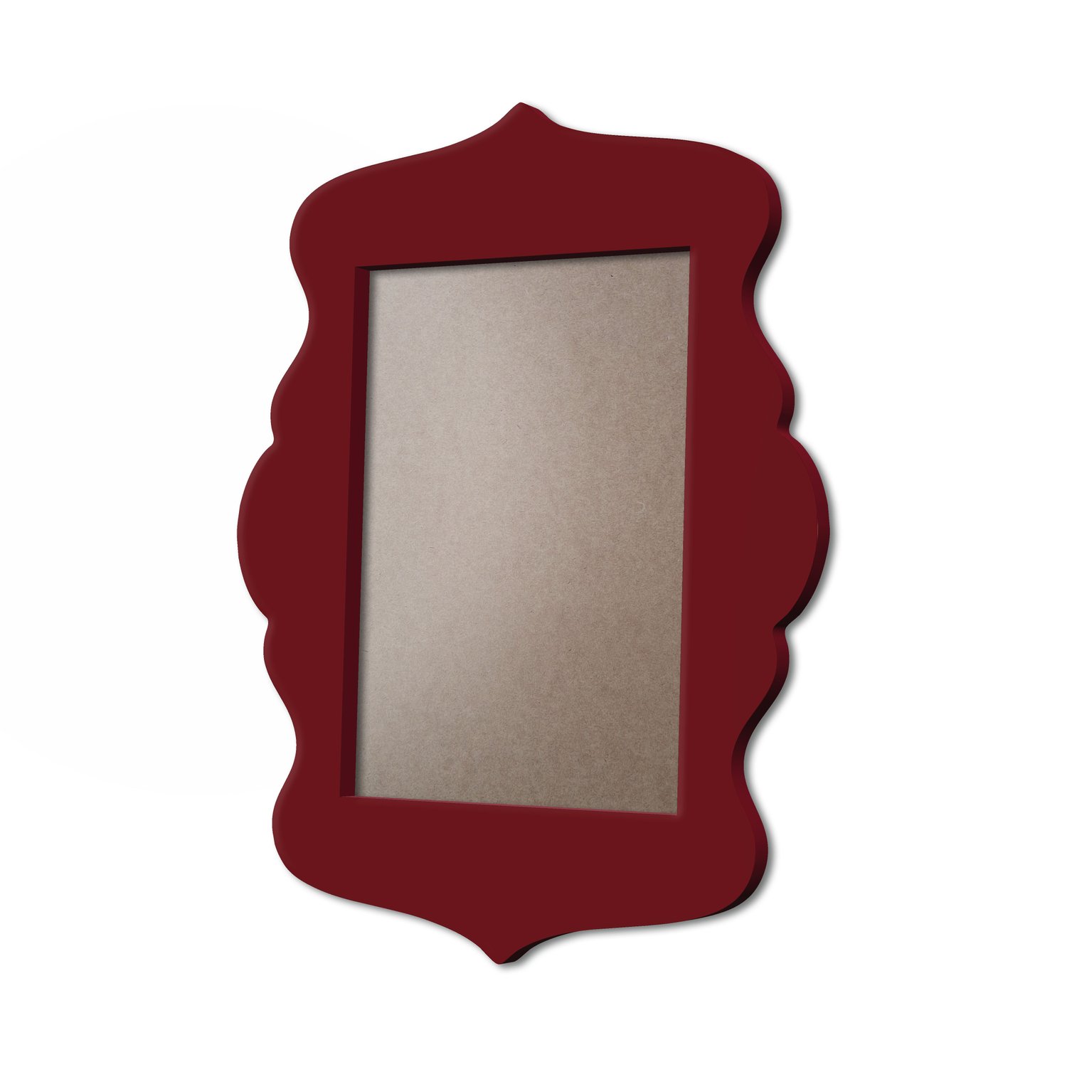Moldura Provençal Colorida Em MDF 6mm Para Quadros Decorativos Com Fundo MDF e PVC Antirreflexo