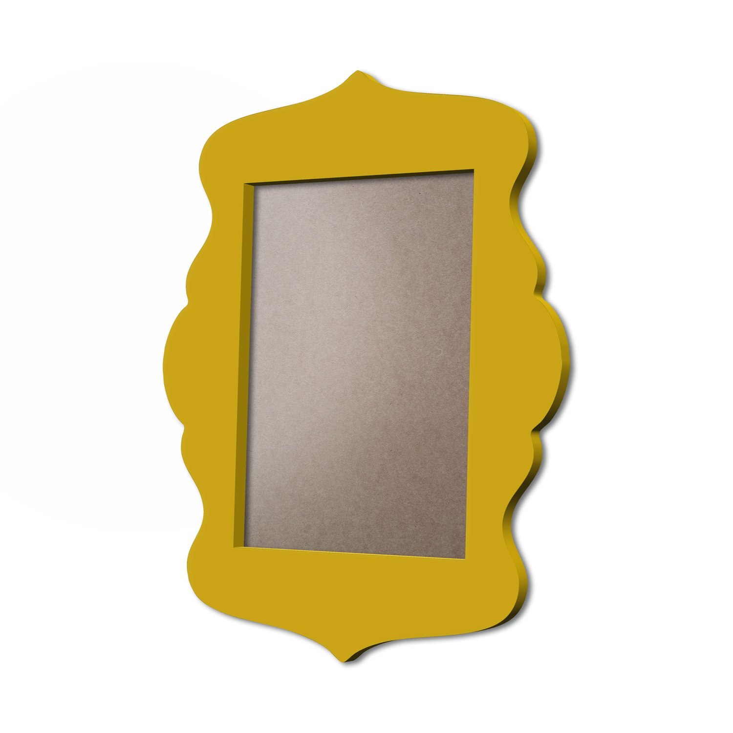 Moldura Provençal Colorida Em MDF 6mm Para Quadros Decorativos Com Fundo MDF e PVC Antirreflexo