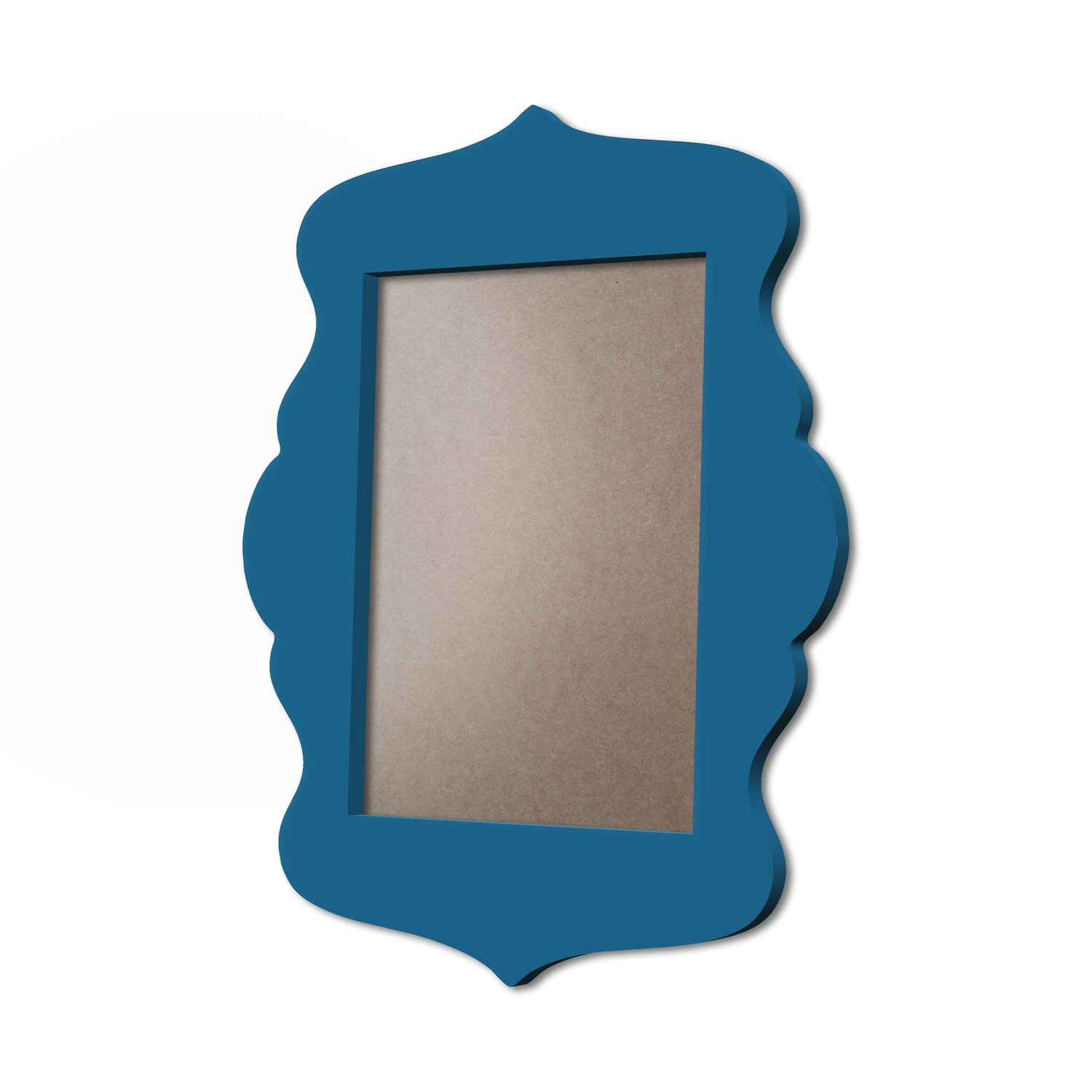 Moldura Provençal Colorida Em MDF 6mm Para Quadros Decorativos Com Fundo MDF e PVC Antirreflexo