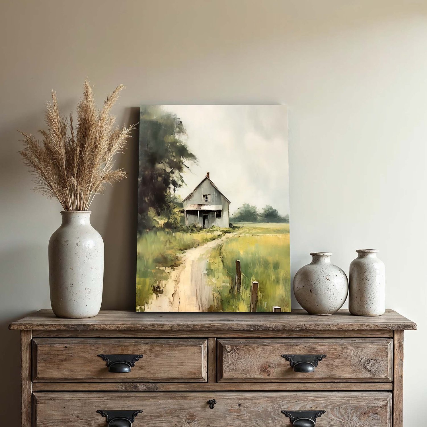 Placa Decorativa Casa no Campo Vintage