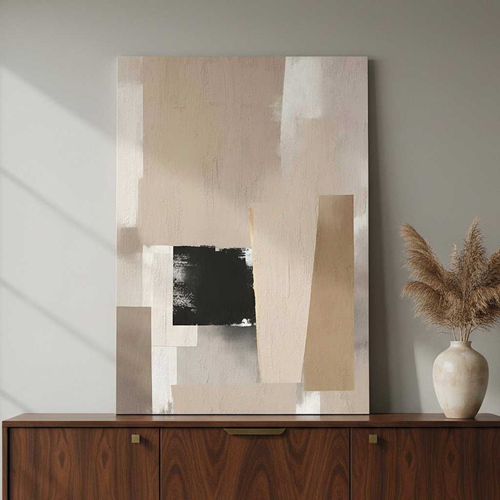 Placa Decorativa Textura Abstrata Estilo Modern Heritage