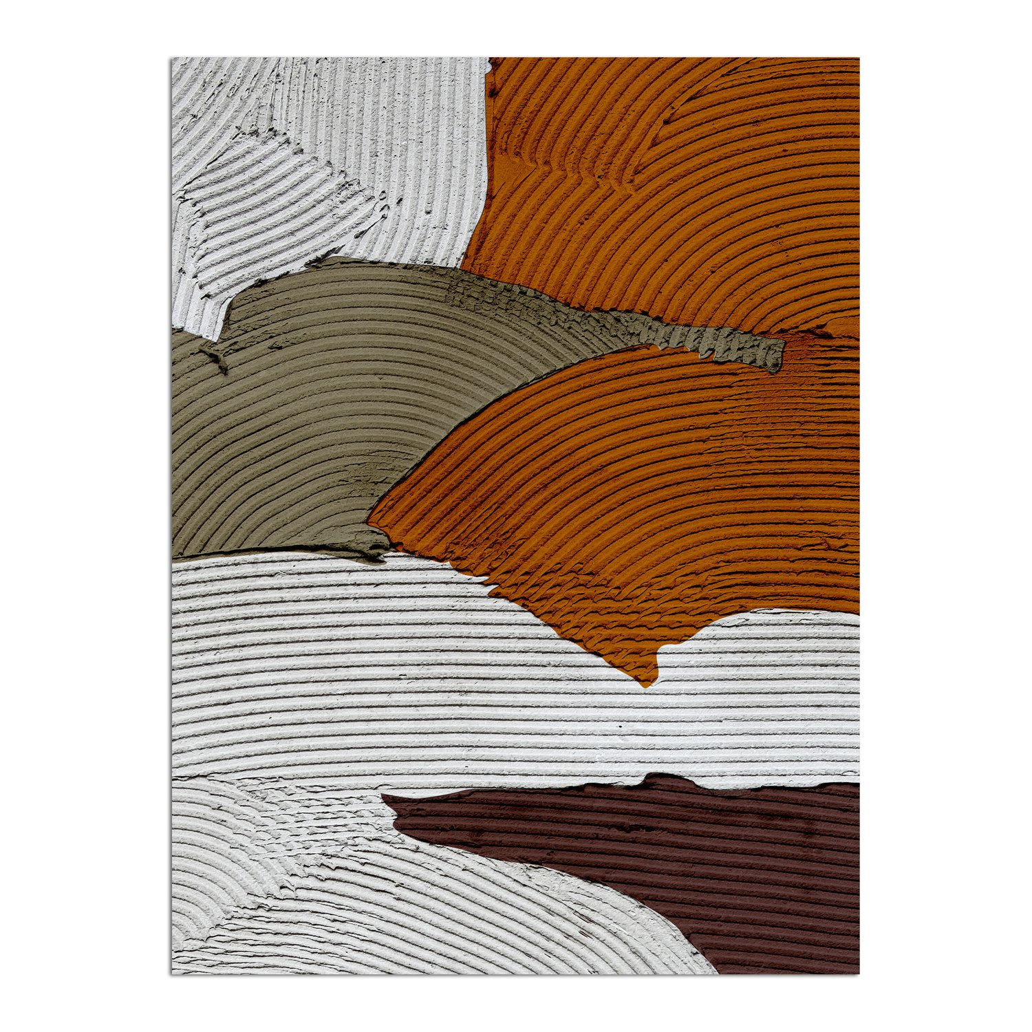 Placa Decorativa textura Gesso Abstrato Estilo Modern Heritage
