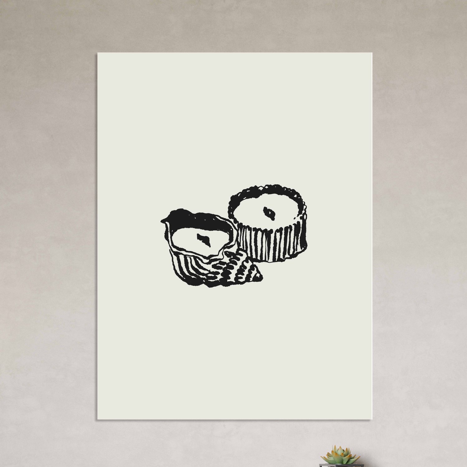 Placa Decorativa Velas Minimalistas Estilo Japandi