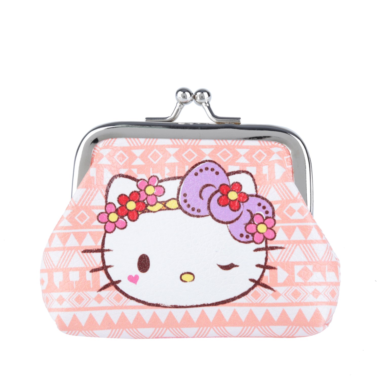 Porta Moedas Niqueleira Hello Kitty Purple Lace - URBAN - Kiaga