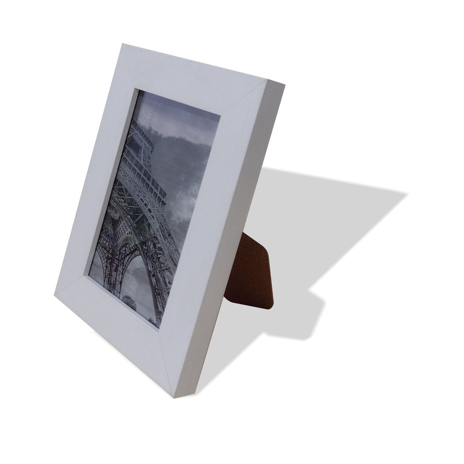 Porta Retrato com Moldura de Pinus Natural e Vidro Mais Fundo com Suporte -  2x1 - Kiaga