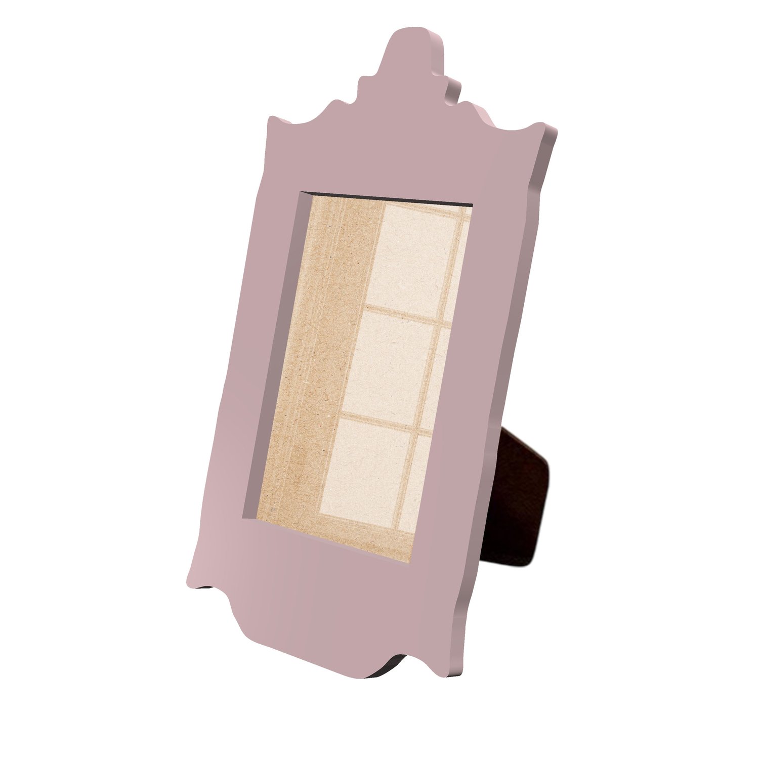 Porta Retrato Com Moldura Provençal Colorida Em Mdf 6 mm Com Suporte em MDF e Acetato