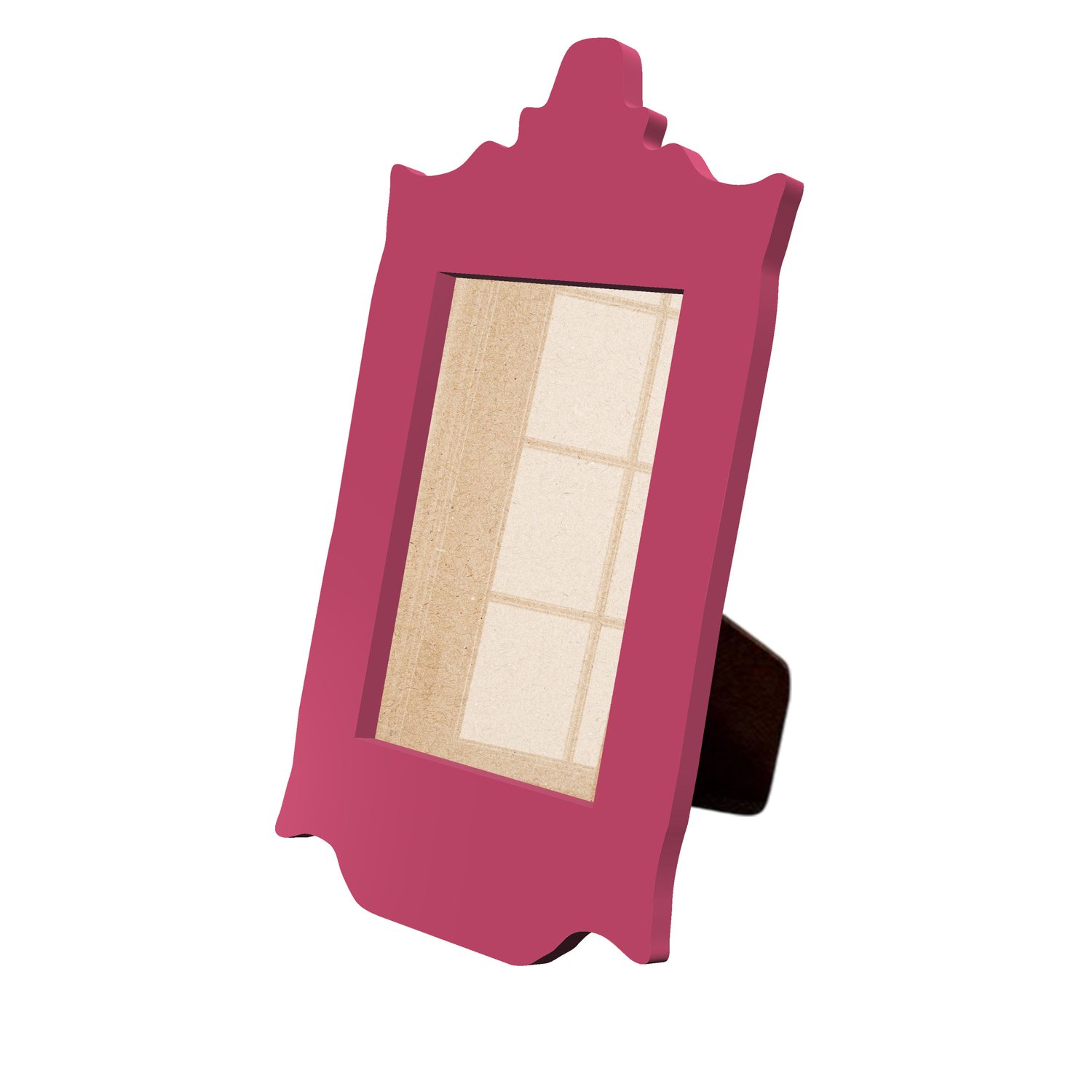 Porta Retrato Com Moldura Provençal Colorida Em Mdf 6 mm Com Suporte em MDF e Acetato