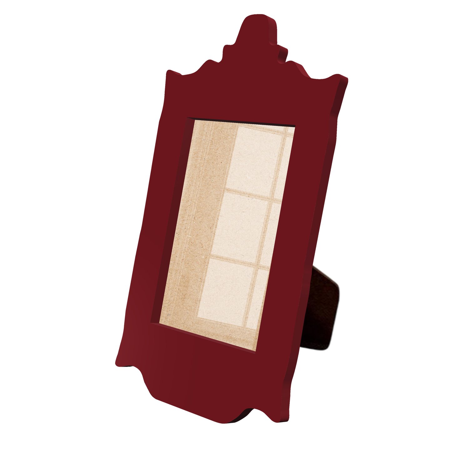 Porta Retrato Com Moldura Provençal Colorida Em Mdf 6 mm Com Suporte em MDF e Acetato