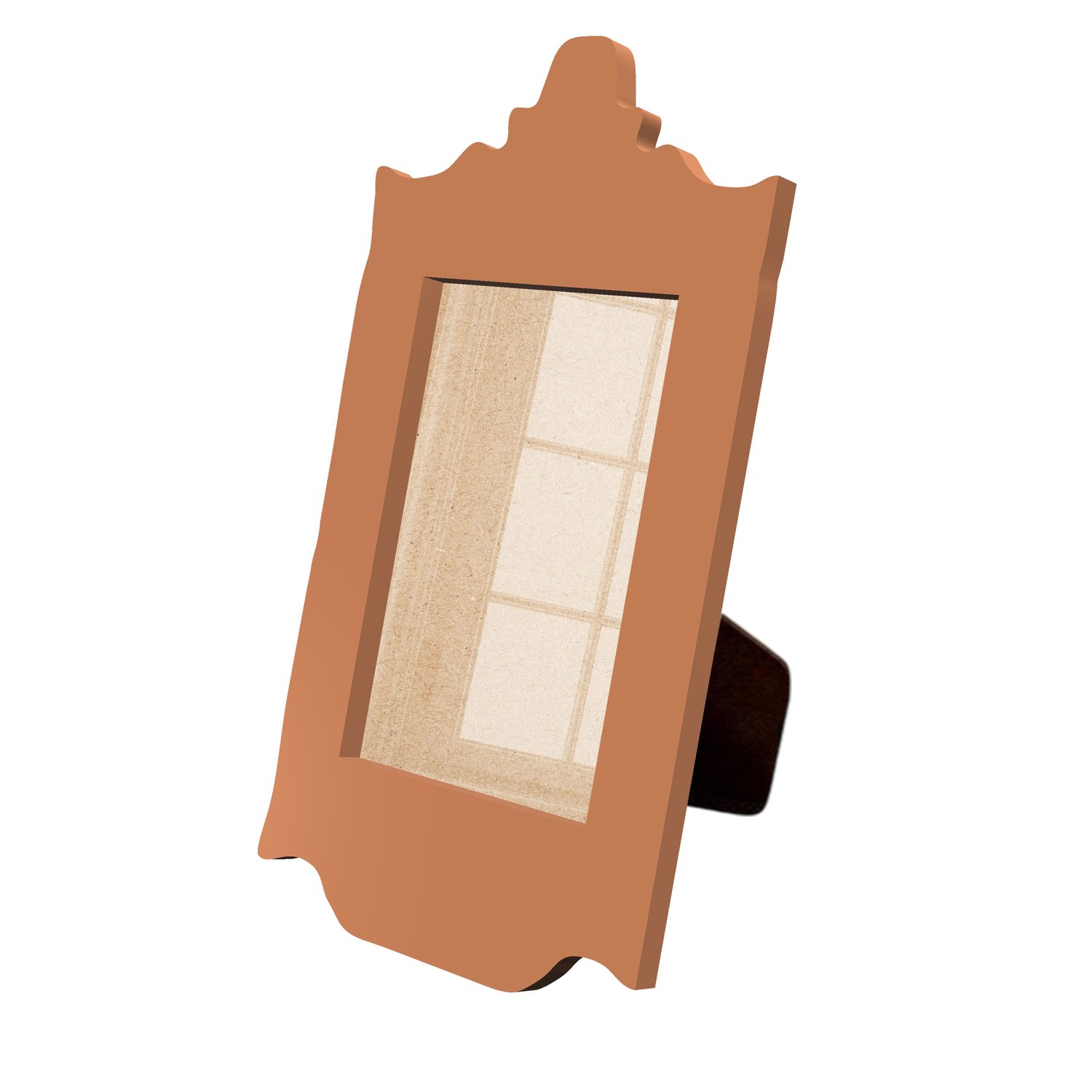 Porta Retrato Com Moldura Provençal Colorida Em Mdf 6 mm Com Suporte em MDF e Acetato