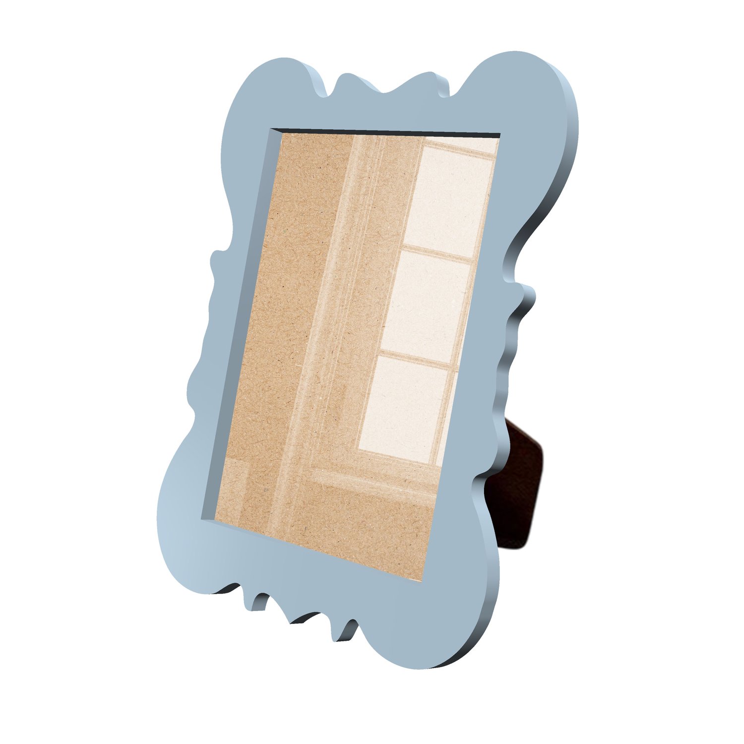 Porta Retrato Com Moldura Provençal Colorida Em Mdf 6 mm Com Suporte em MDF e Acetato