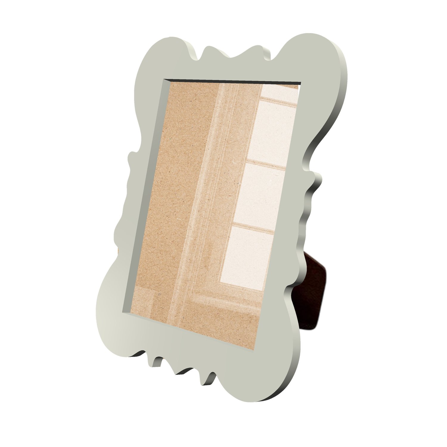 Porta Retrato Com Moldura Provençal Colorida Em Mdf 6 mm Com Suporte em MDF e Acetato