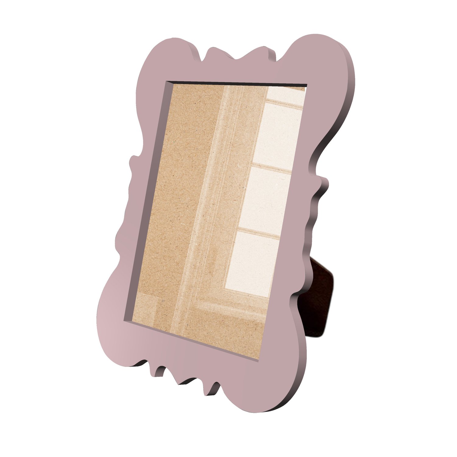 Porta Retrato Com Moldura Provençal Colorida Em Mdf 6 mm Com Suporte em MDF e Acetato