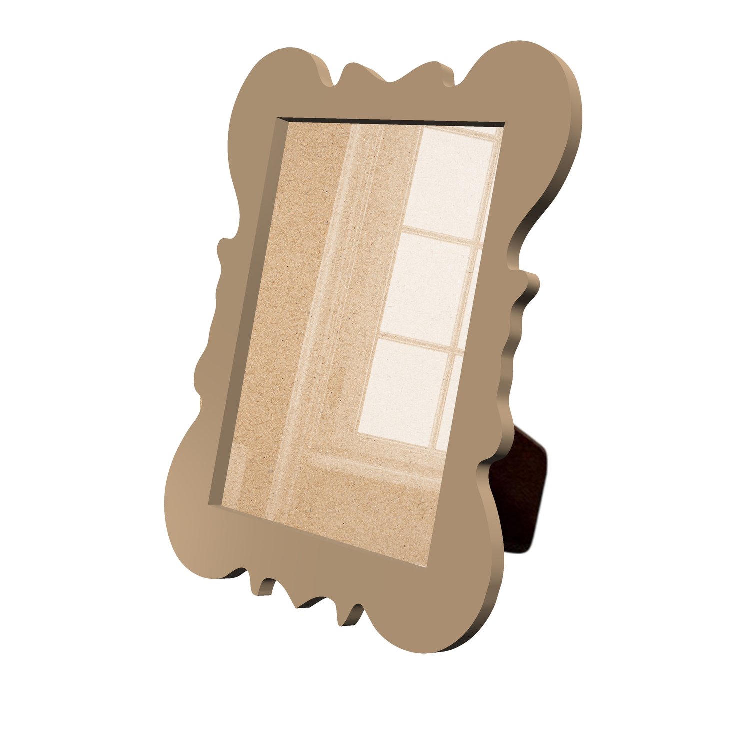Porta Retrato Com Moldura Provençal Colorida Em Mdf 6 mm Com Suporte em MDF e Acetato