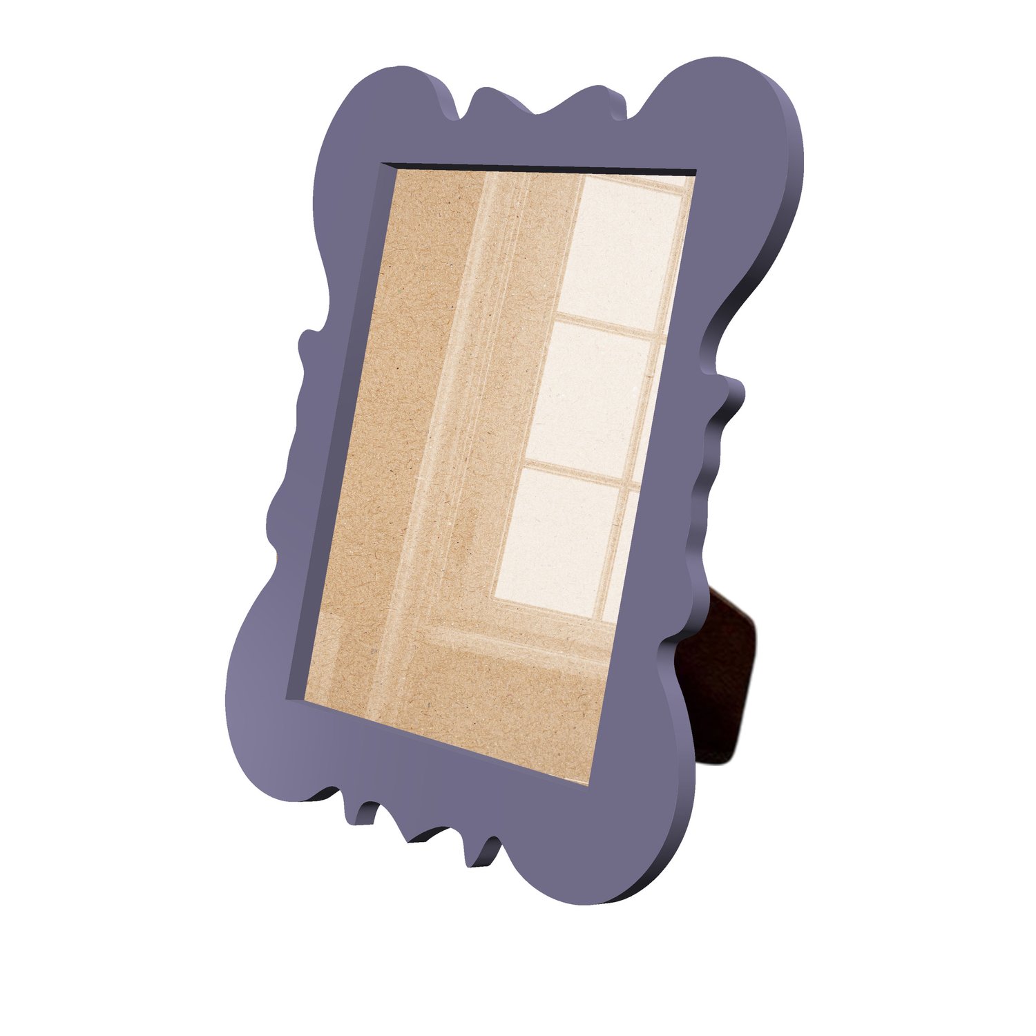 Porta Retrato Com Moldura Provençal Colorida Em Mdf 6 mm Com Suporte em MDF e Acetato