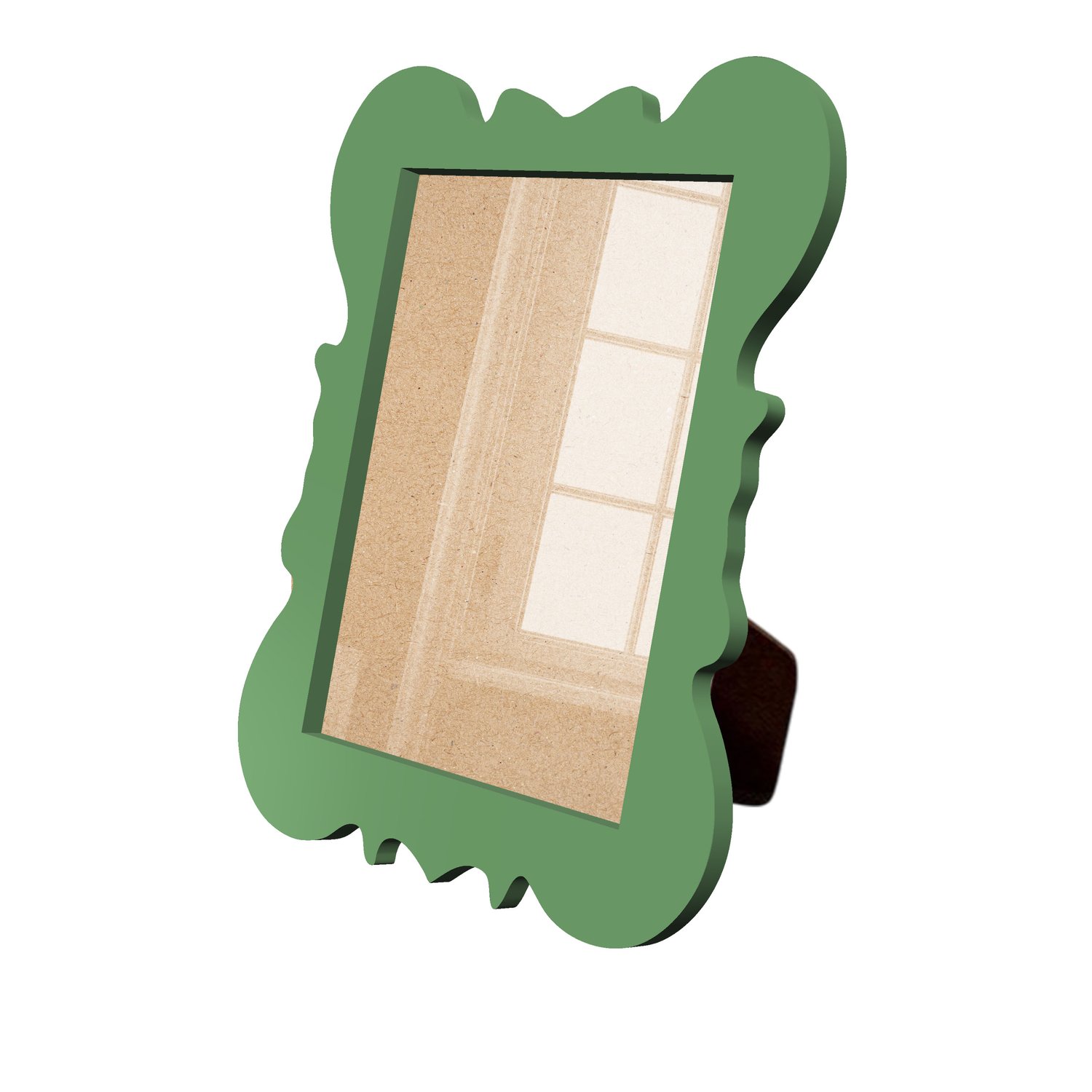 Porta Retrato Com Moldura Provençal Colorida Em Mdf 6 mm Com Suporte em MDF e Acetato