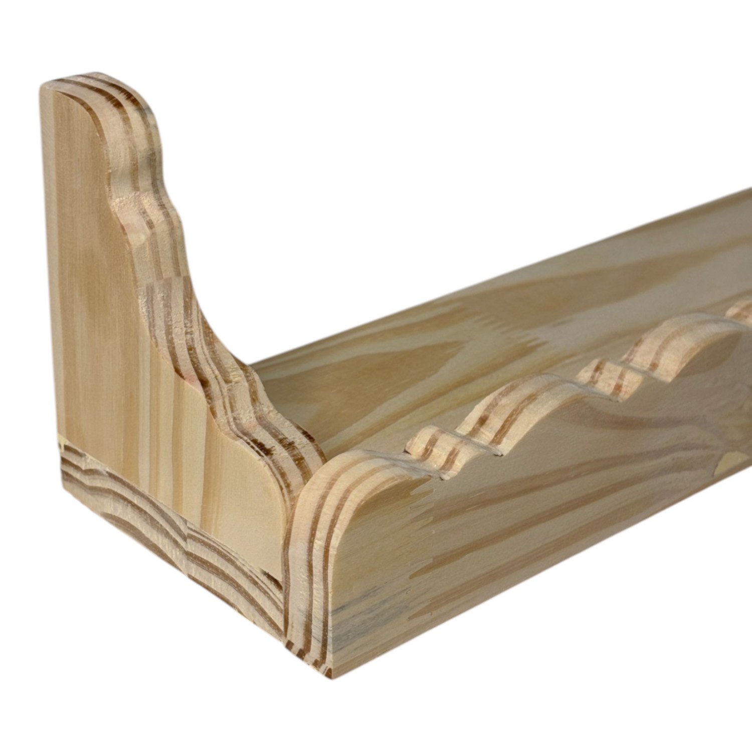Prateleira  Decorativa em Madeira Pinus Estilo Modern Heritage