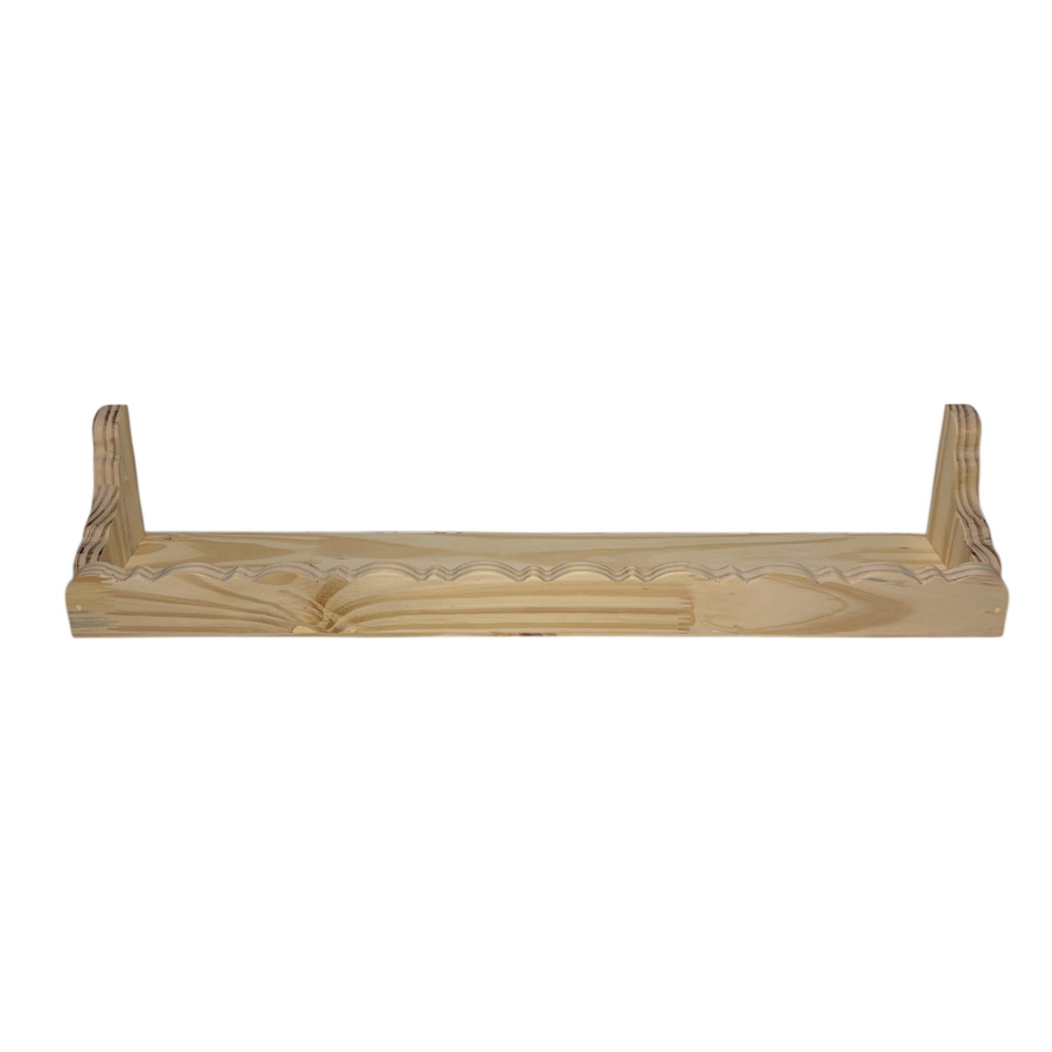Prateleira  Decorativa em Madeira Pinus Estilo Modern Heritage