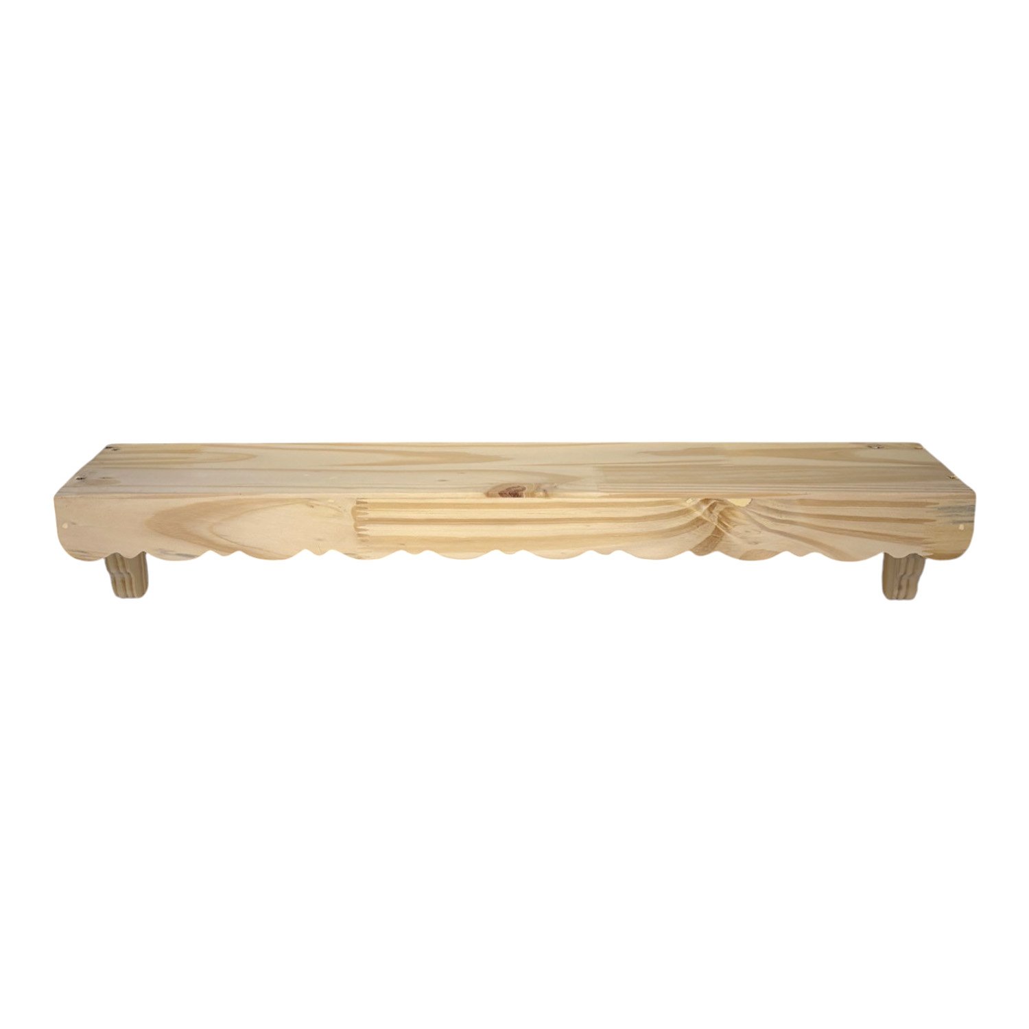 Prateleira  Decorativa em Madeira Pinus Estilo Modern Heritage