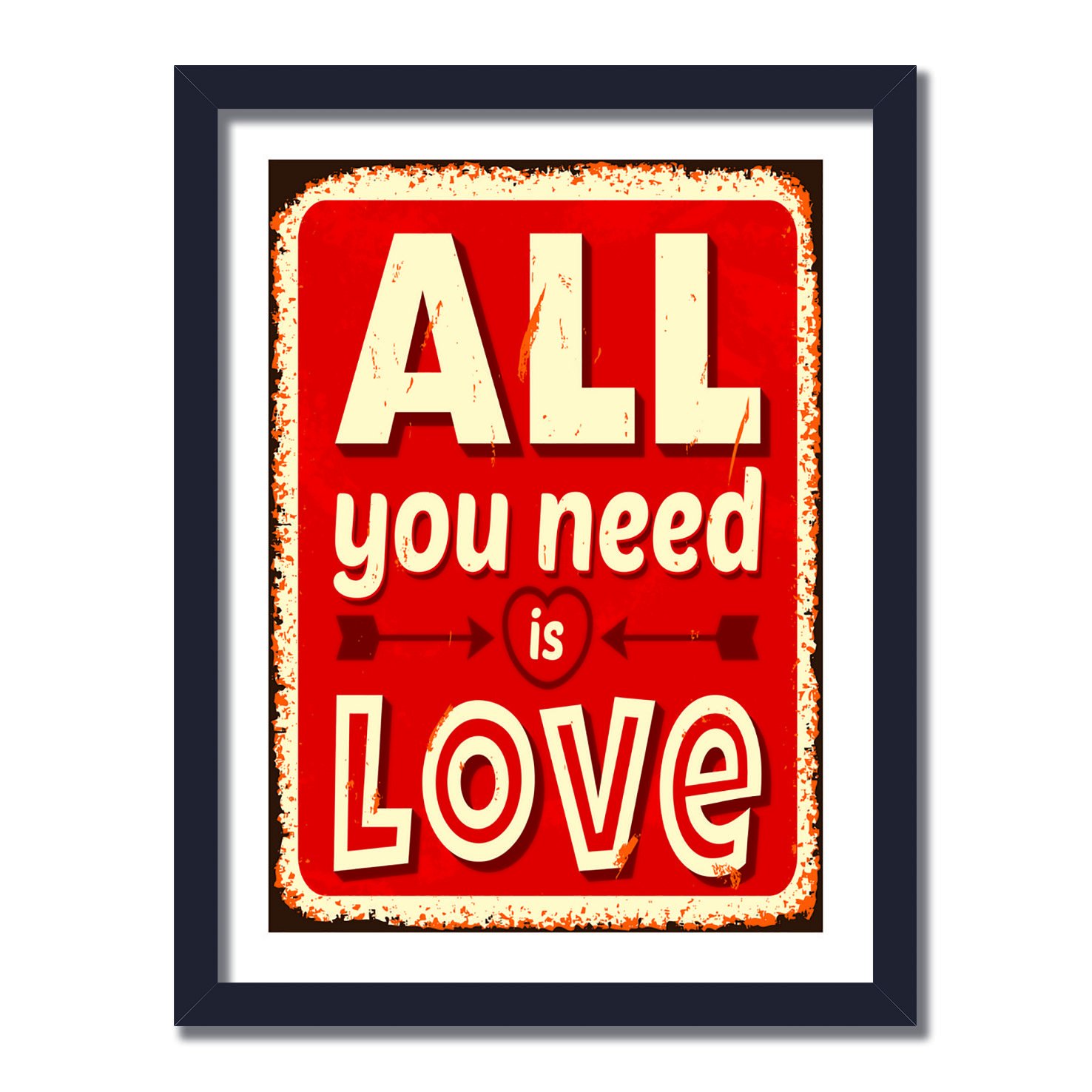 Quadro Decorativo All You Need is Love Kiaga