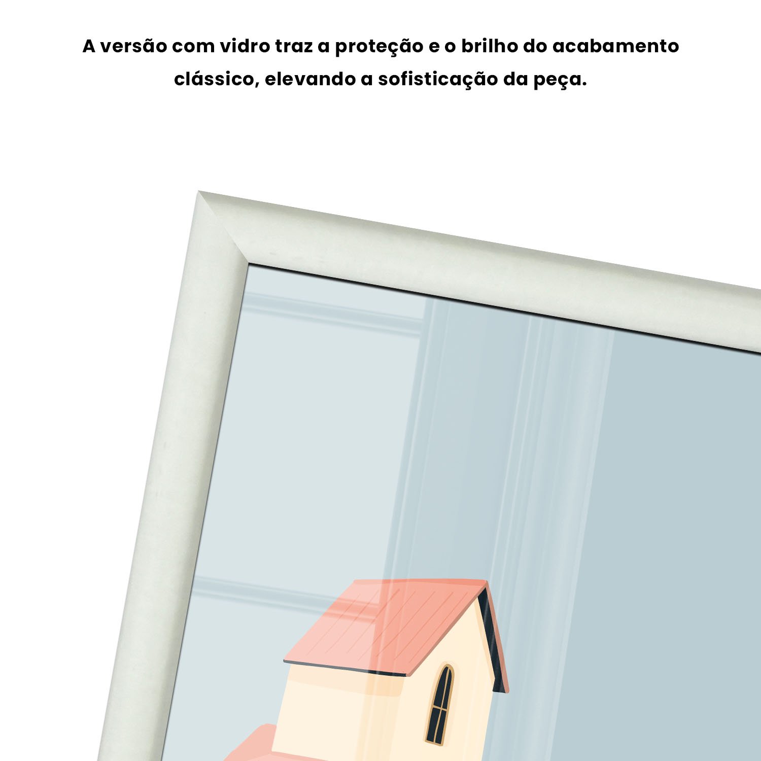 Quadro Decorativo Casa de Verão Estilo Modern Heritage