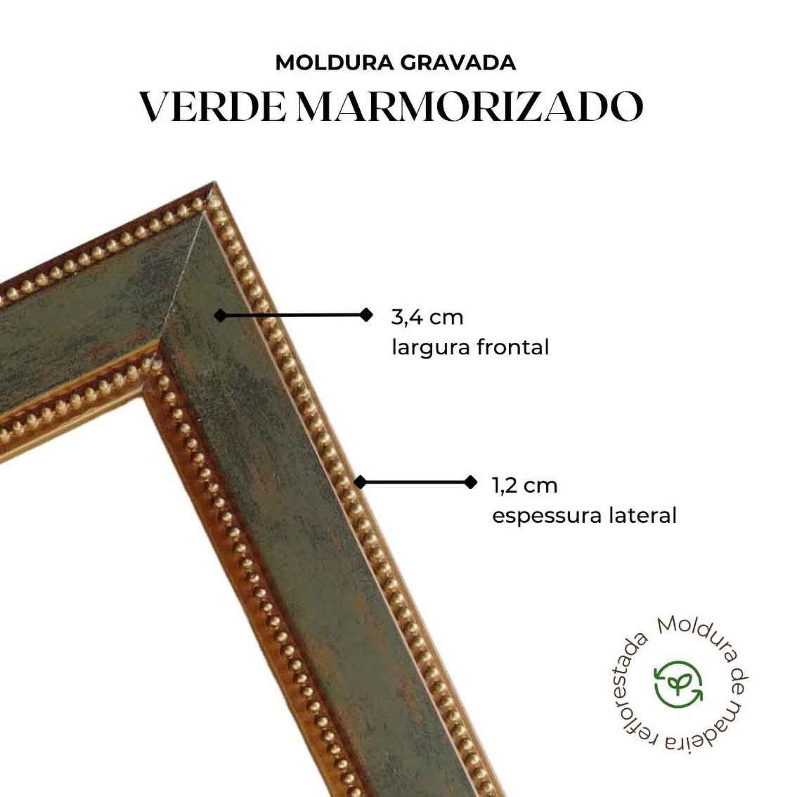 Quadro Decorativo Floral Chocolate Estilo Modern Heritage