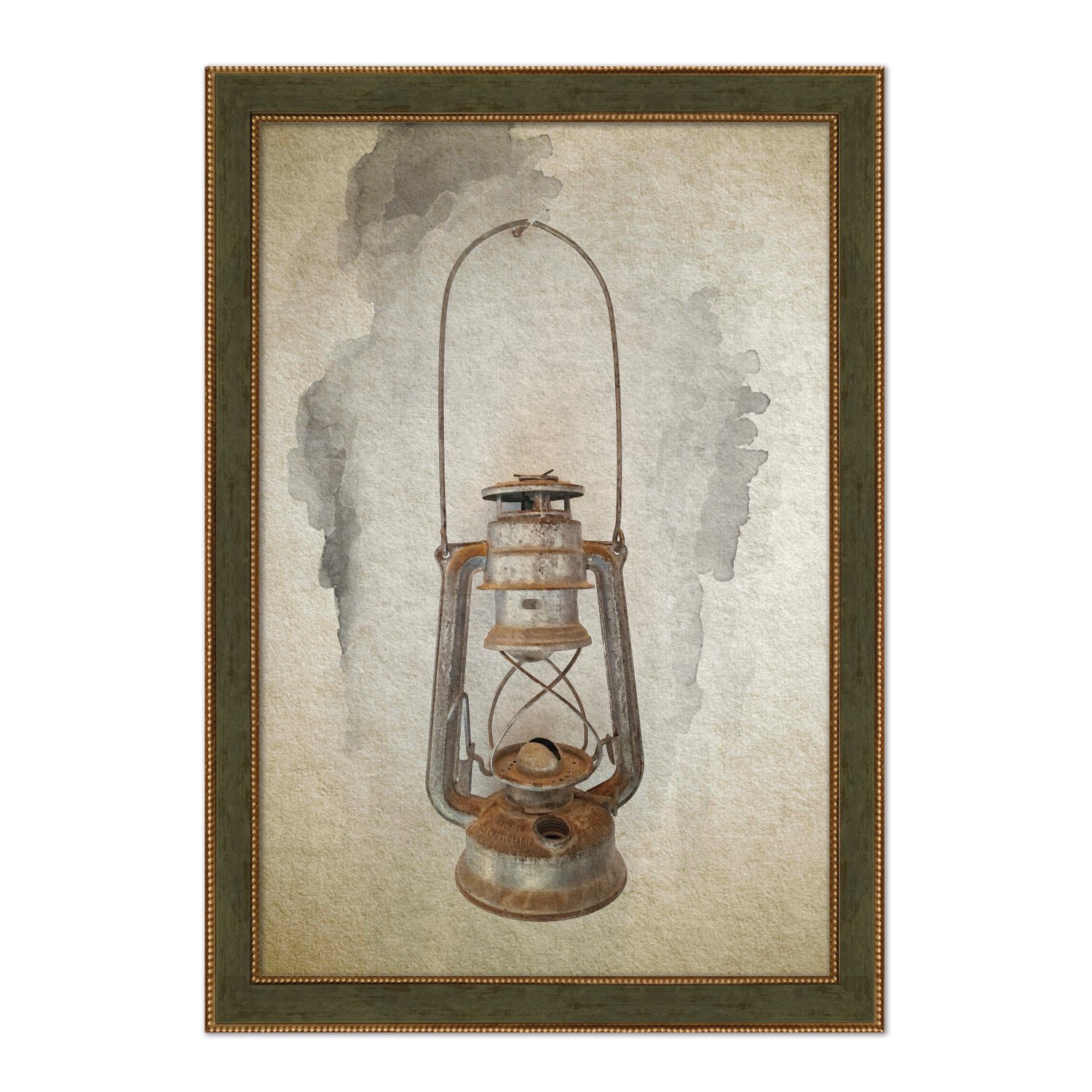 Quadro Decorativo Lampião Vintage Farmhouse