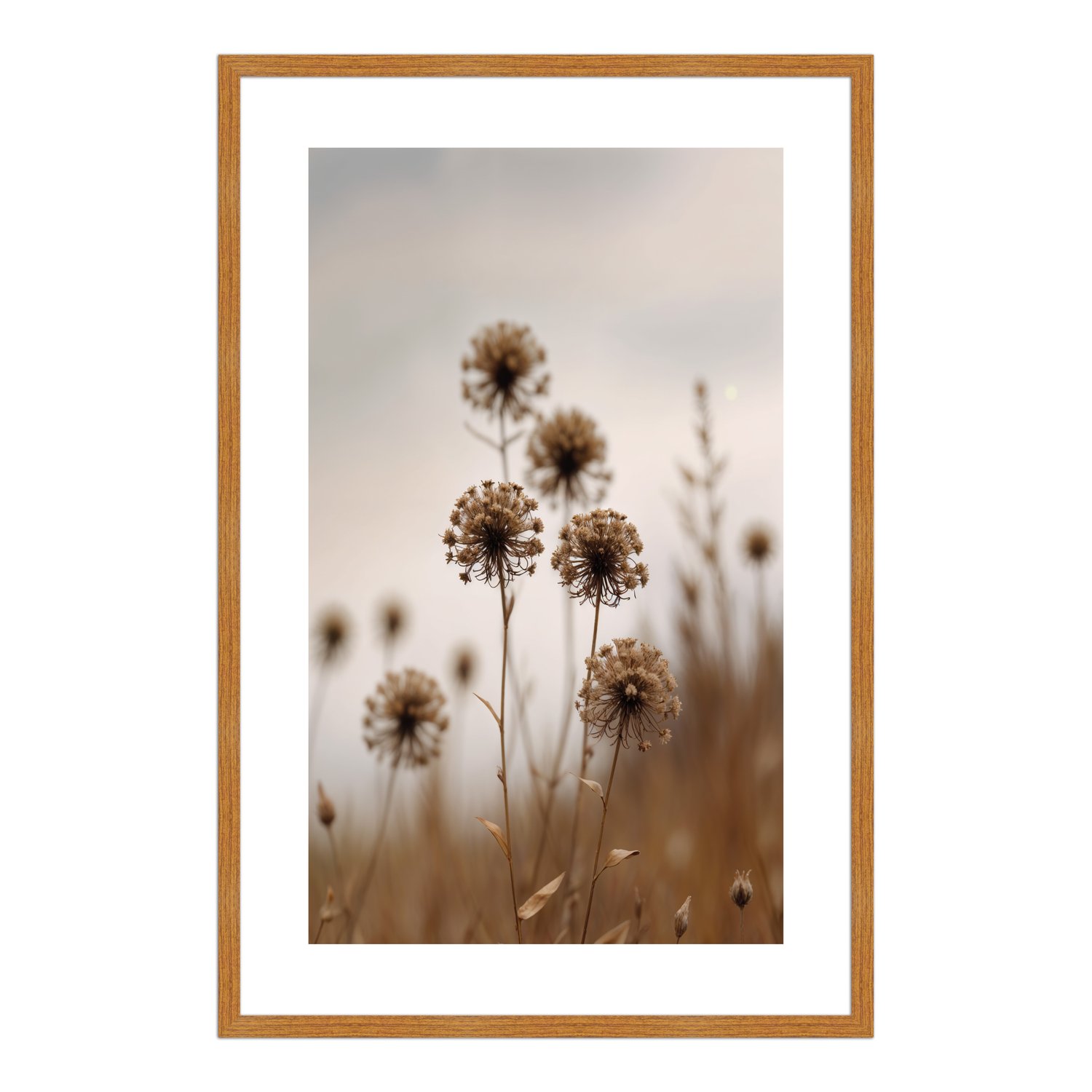 Quadro Decorativo Natureza Minimalista Plantas Secas