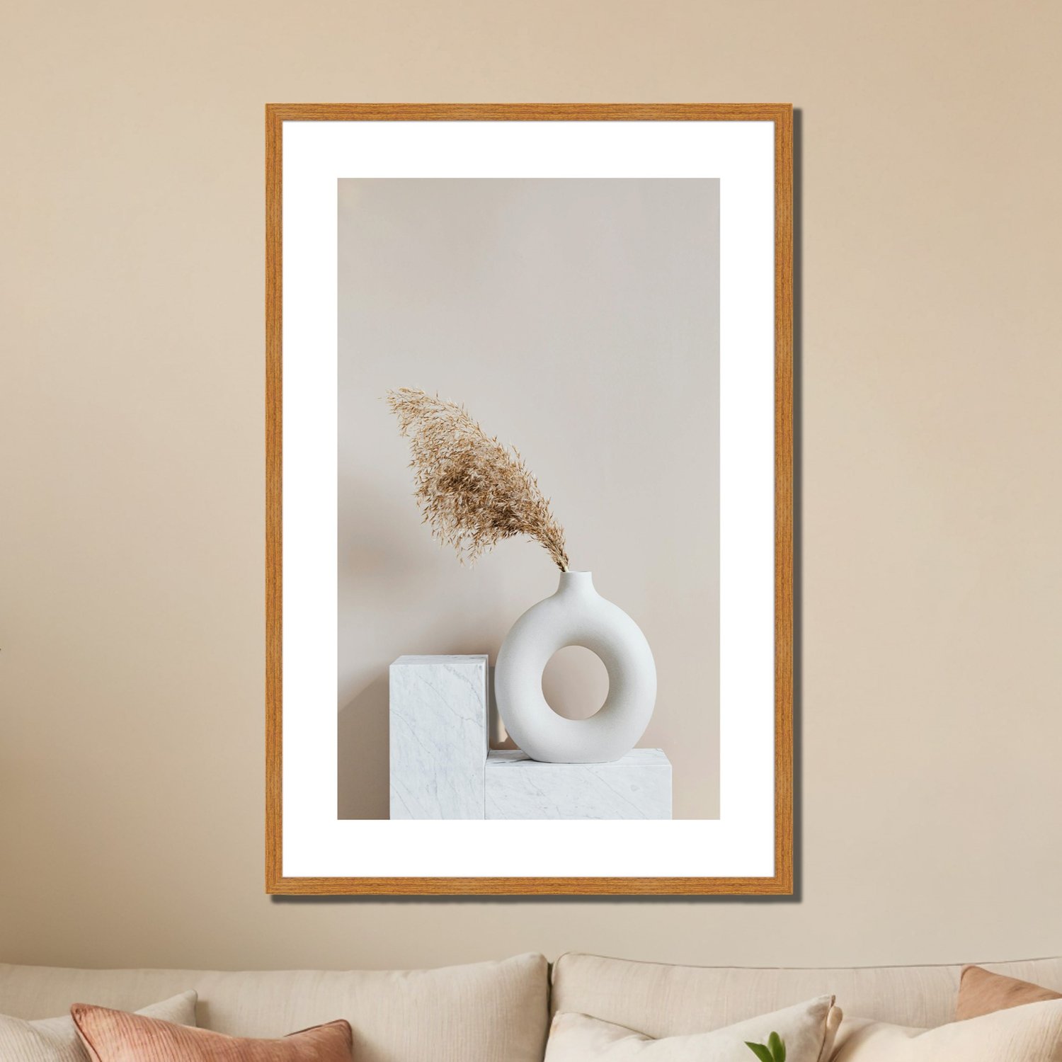 Quadro Decorativo Natureza Minimalista Plantas Secas