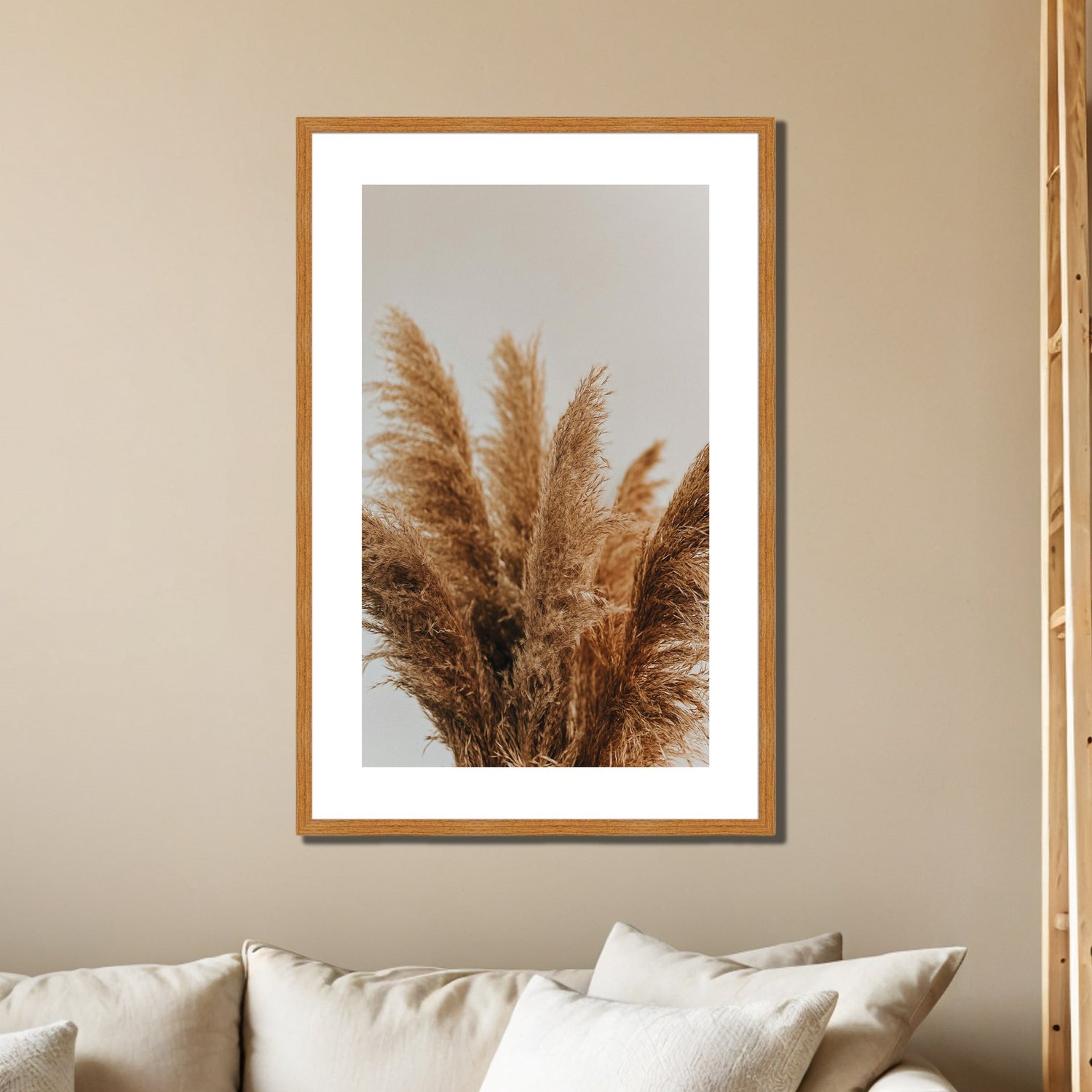 Quadro Decorativo Natureza Minimalista Plantas Secas