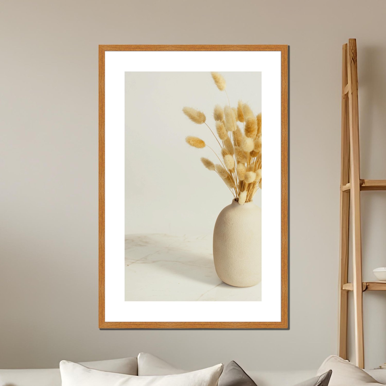 Quadro Decorativo Natureza Minimalista Plantas Secas