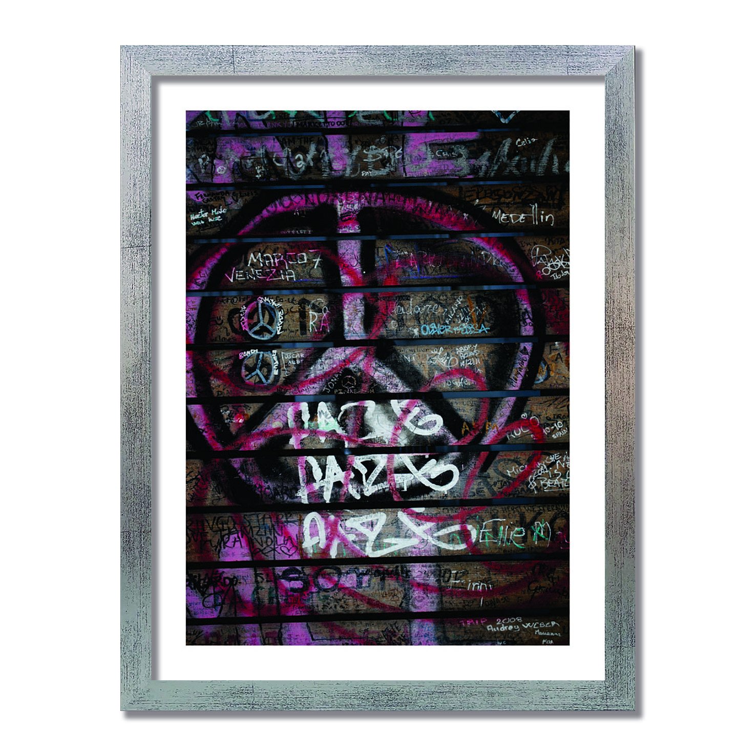 quadro decorativo pichacao simbolo da paz kiaga quadro decorativo pichacao simbolo da paz