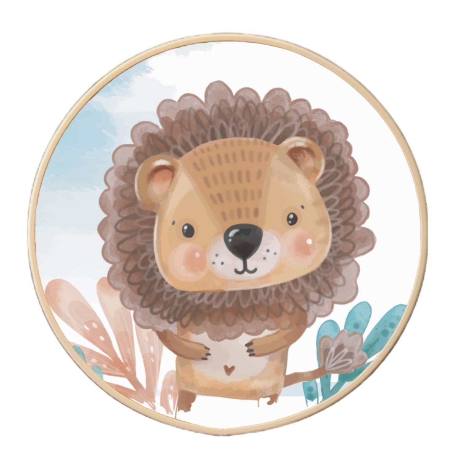 Compre Quadro Decorativo Infantil Leão Rei a partir de R$ 121.6 - Quadros -  Decora Online