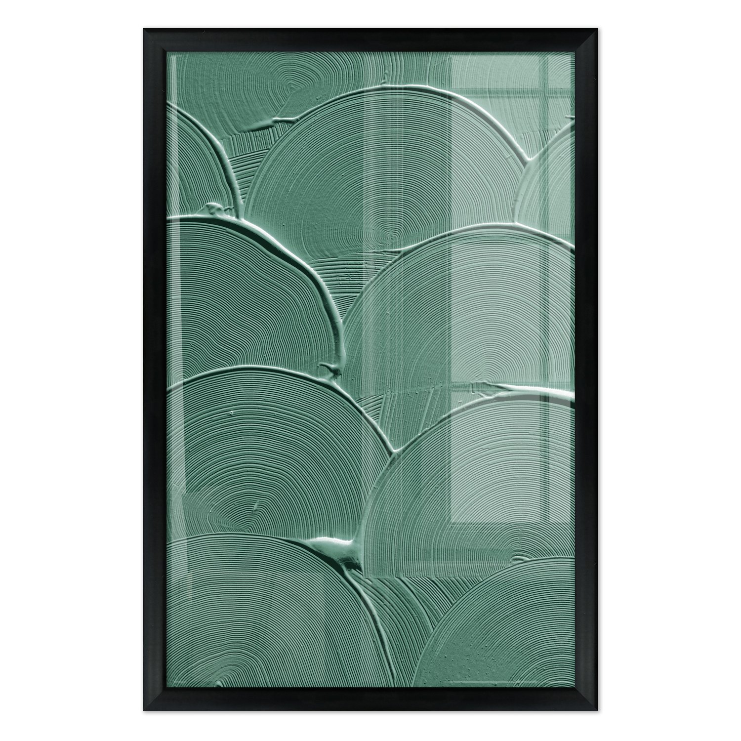 Quadro Decorativo Textura Abstrata de Arcos Estilo Modern Heritage