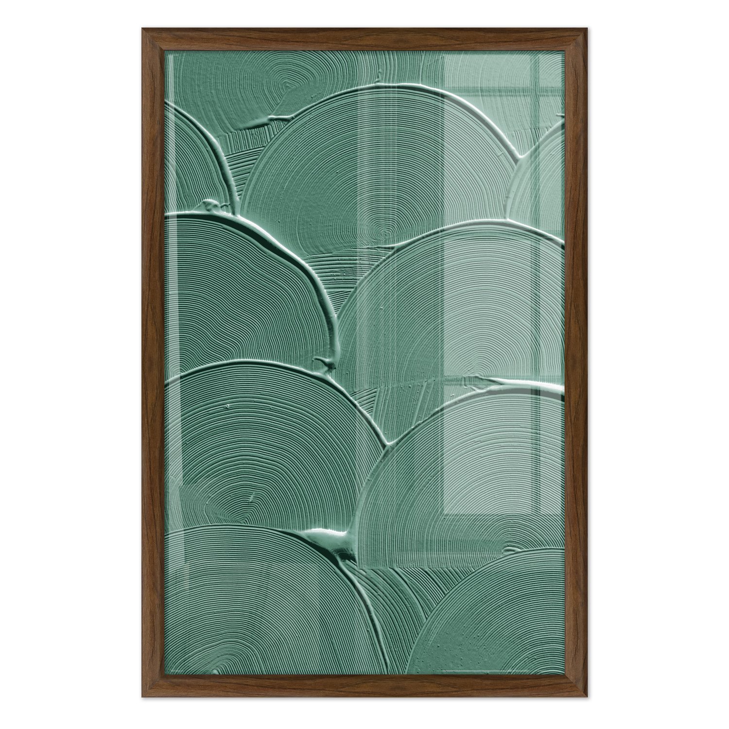 Quadro Decorativo Textura Abstrata de Arcos Estilo Modern Heritage