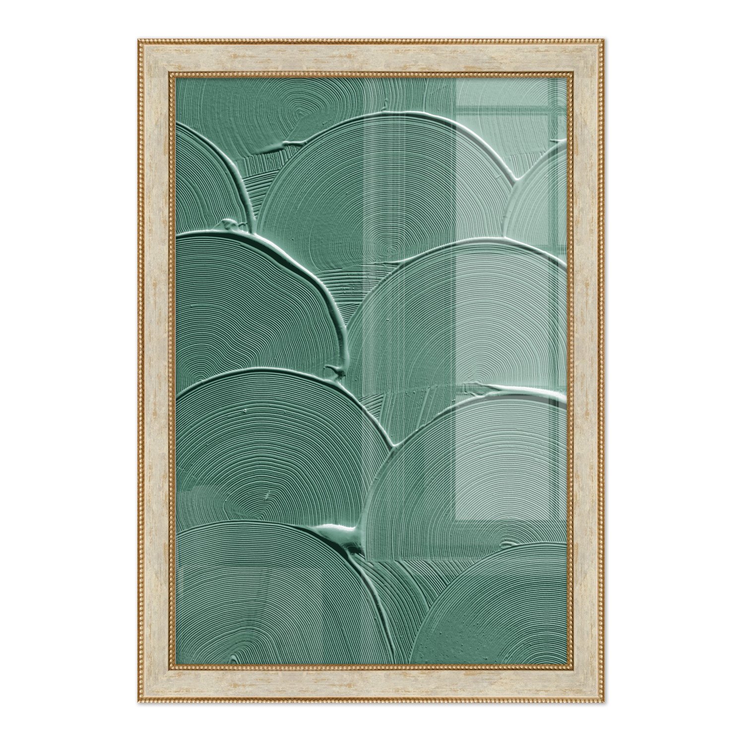 Quadro Decorativo Textura Abstrata de Arcos Estilo Modern Heritage
