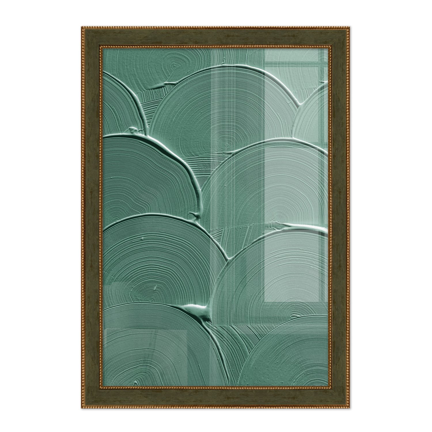 Quadro Decorativo Textura Abstrata de Arcos Estilo Modern Heritage