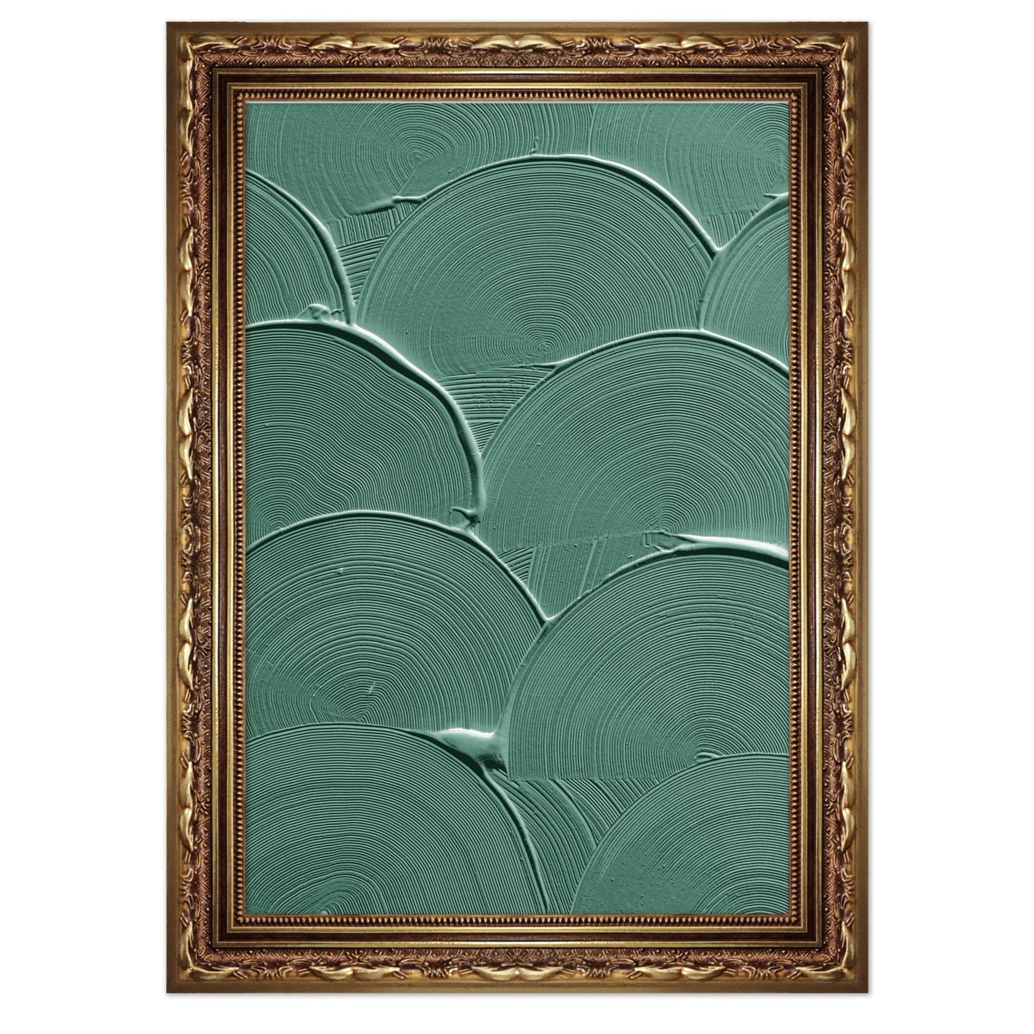 Quadro Decorativo Textura Abstrata de Arcos Estilo Modern Heritage