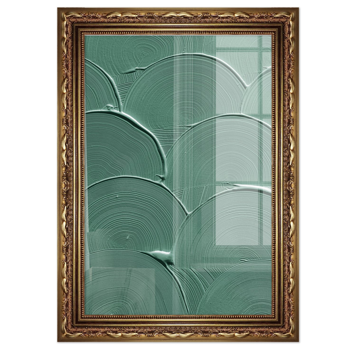 Quadro Decorativo Textura Abstrata de Arcos Estilo Modern Heritage