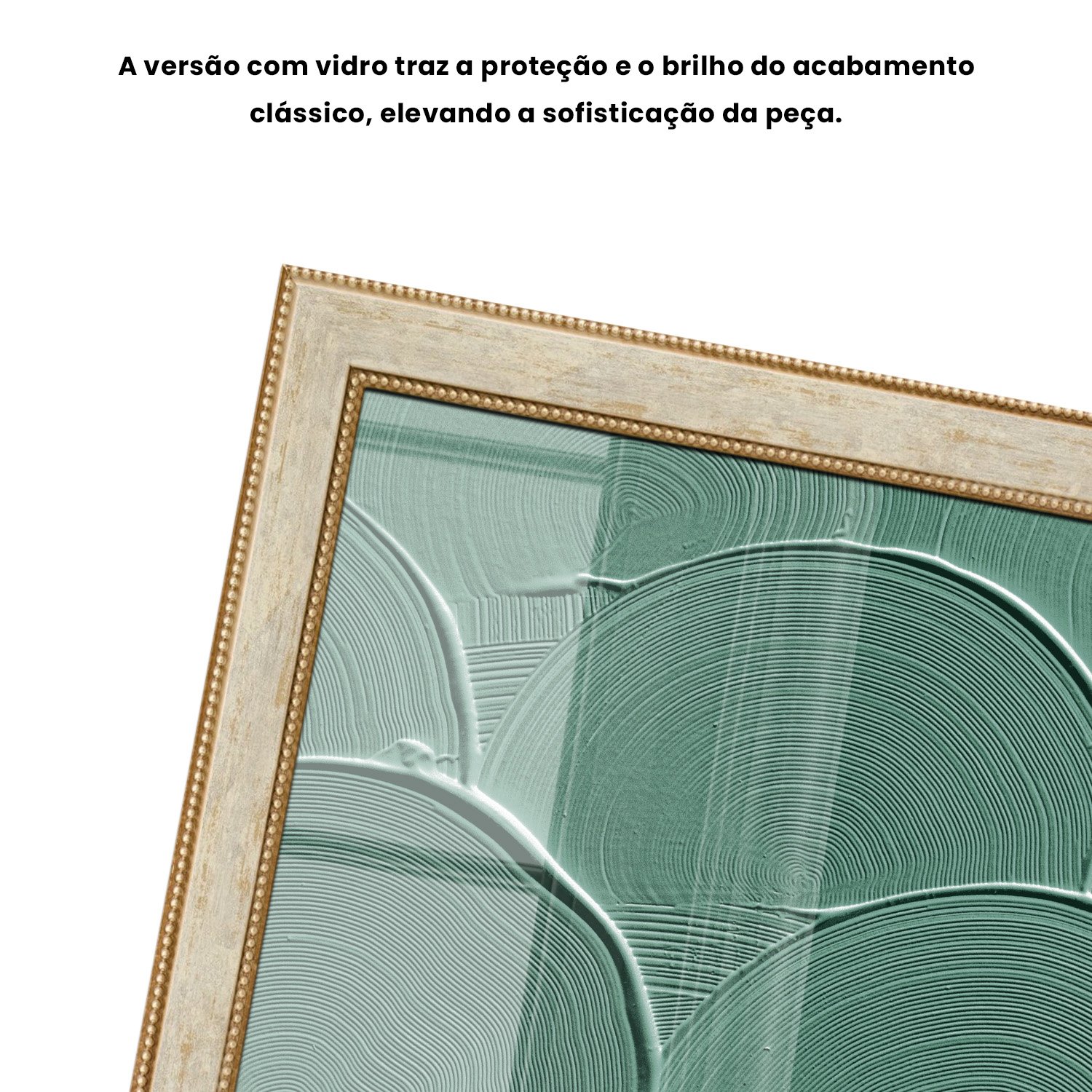 Quadro Decorativo Textura Abstrata de Arcos Estilo Modern Heritage