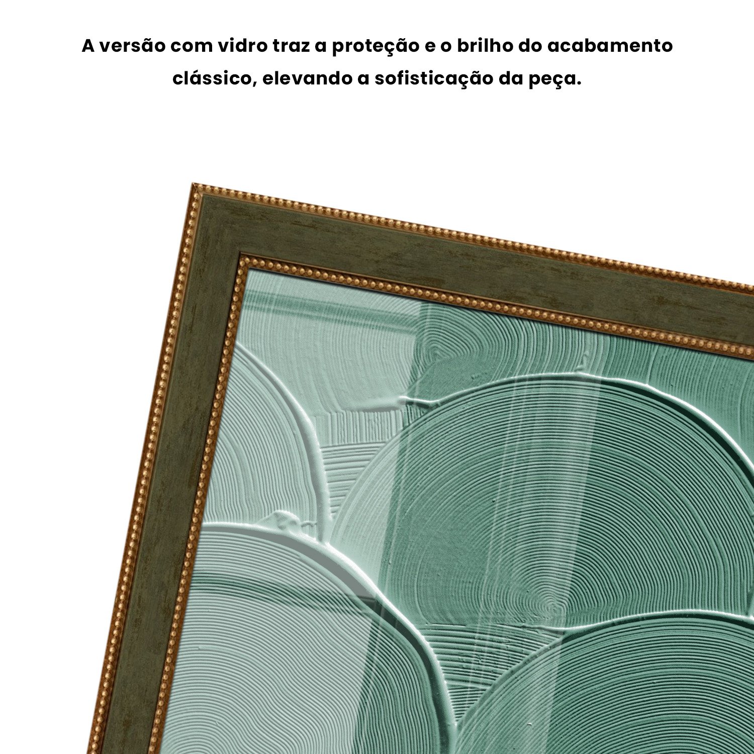 Quadro Decorativo Textura Abstrata de Arcos Estilo Modern Heritage