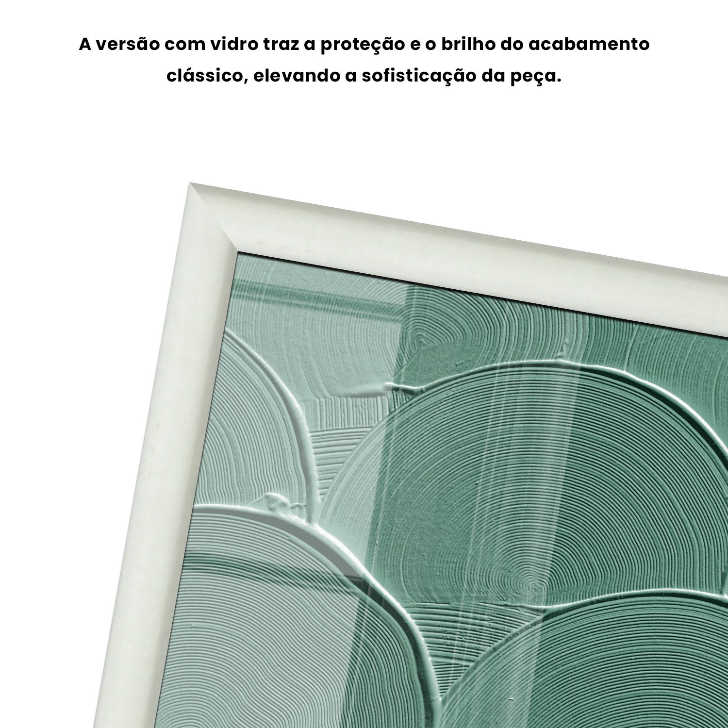 Quadro Decorativo Textura Abstrata de Arcos Estilo Modern Heritage