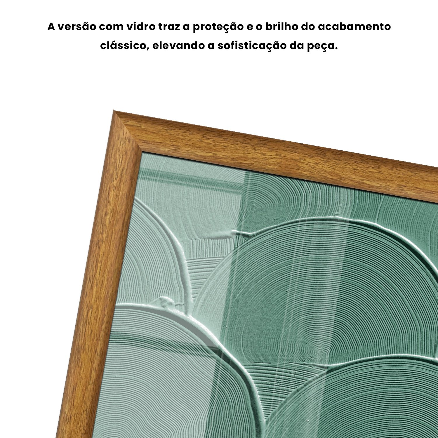 Quadro Decorativo Textura Abstrata de Arcos Estilo Modern Heritage