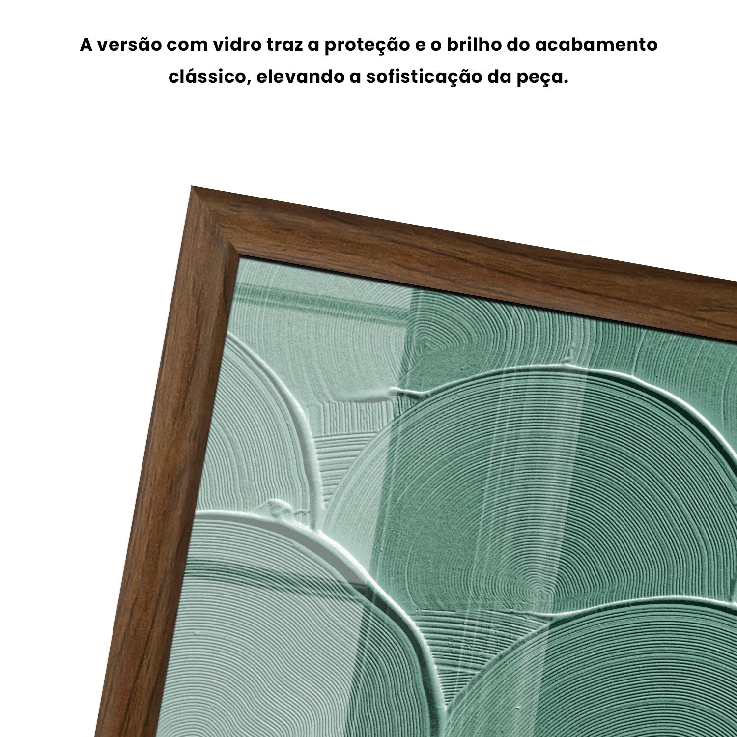 Quadro Decorativo Textura Abstrata de Arcos Estilo Modern Heritage