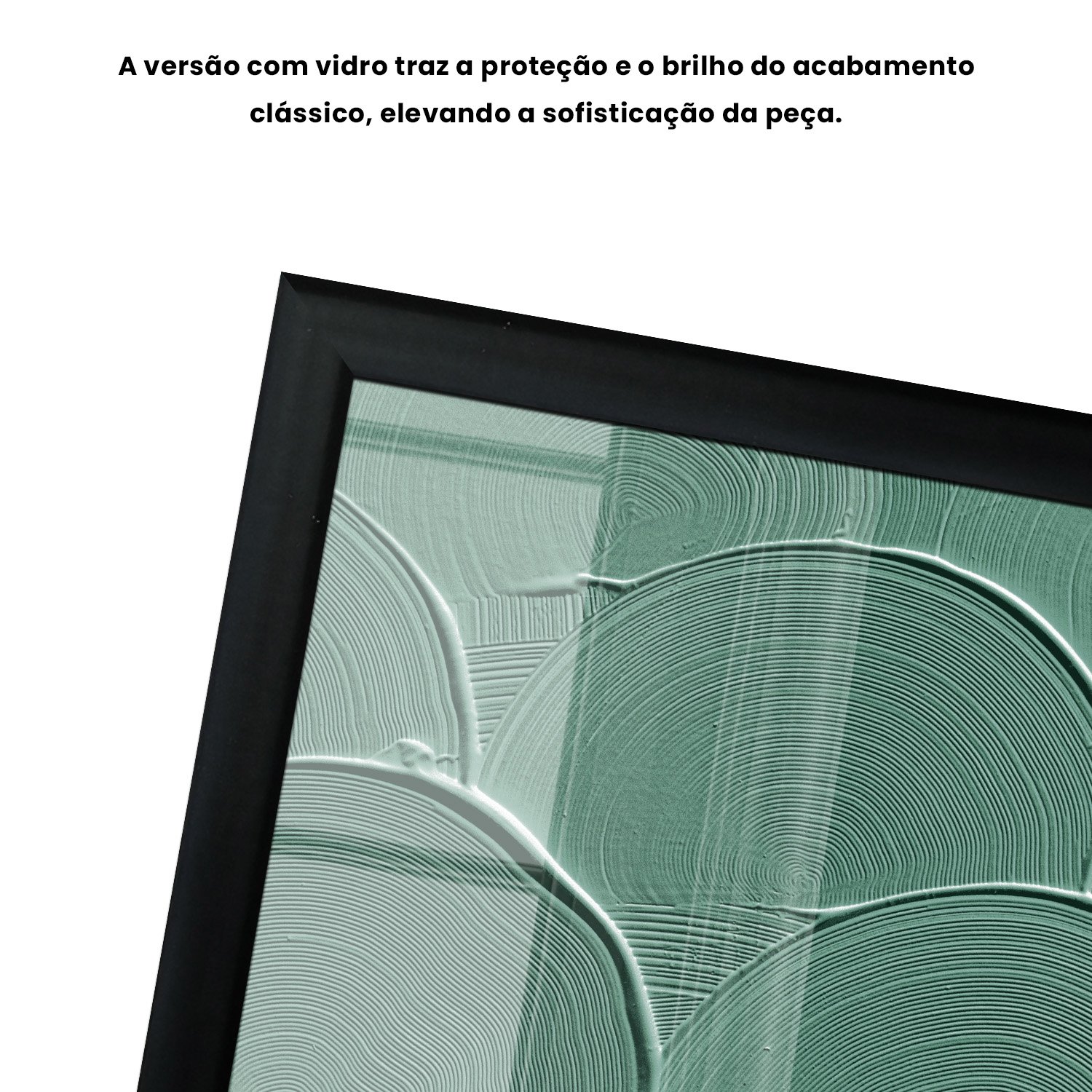 Quadro Decorativo Textura Abstrata de Arcos Estilo Modern Heritage