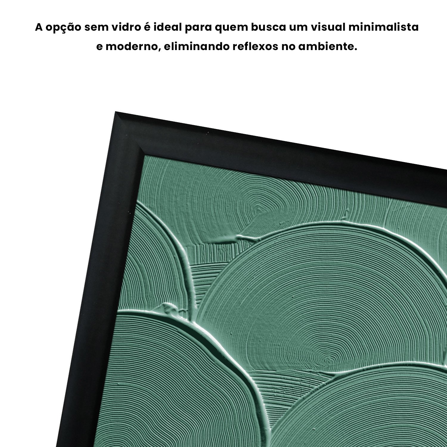 Quadro Decorativo Textura Abstrata de Arcos Estilo Modern Heritage